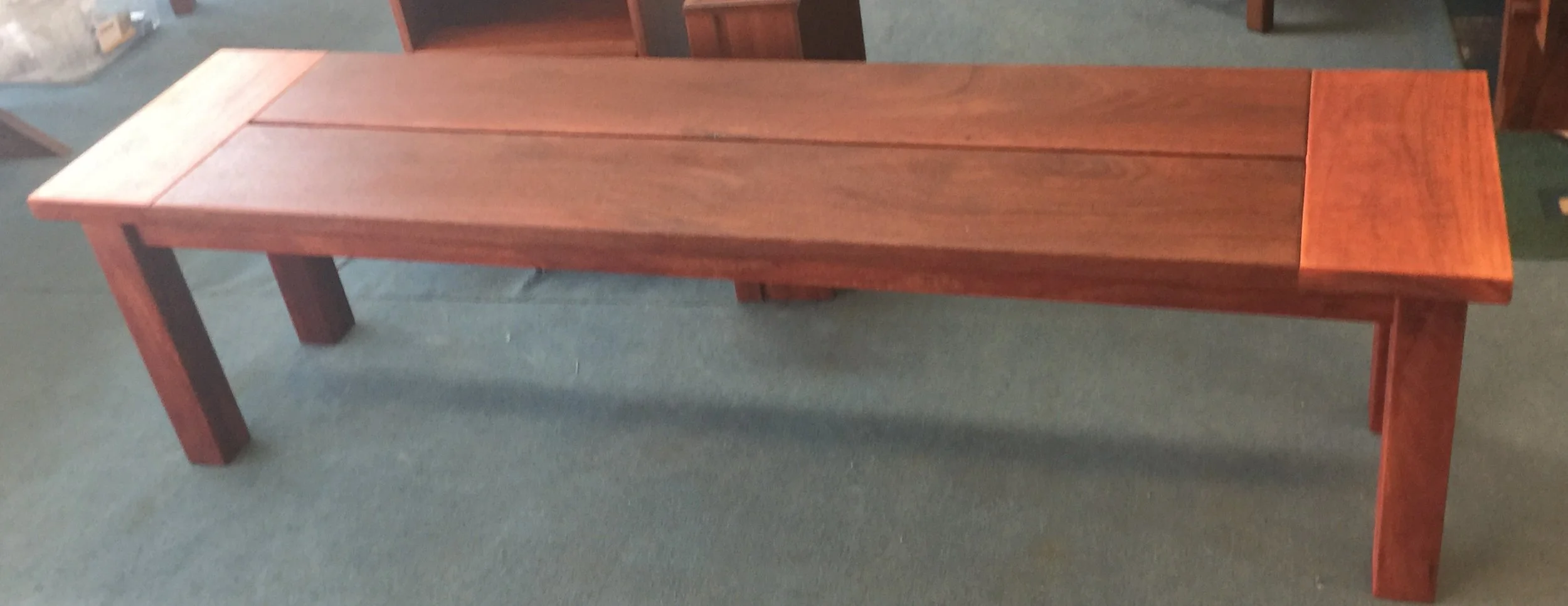 Jarrah Wideboard bench
