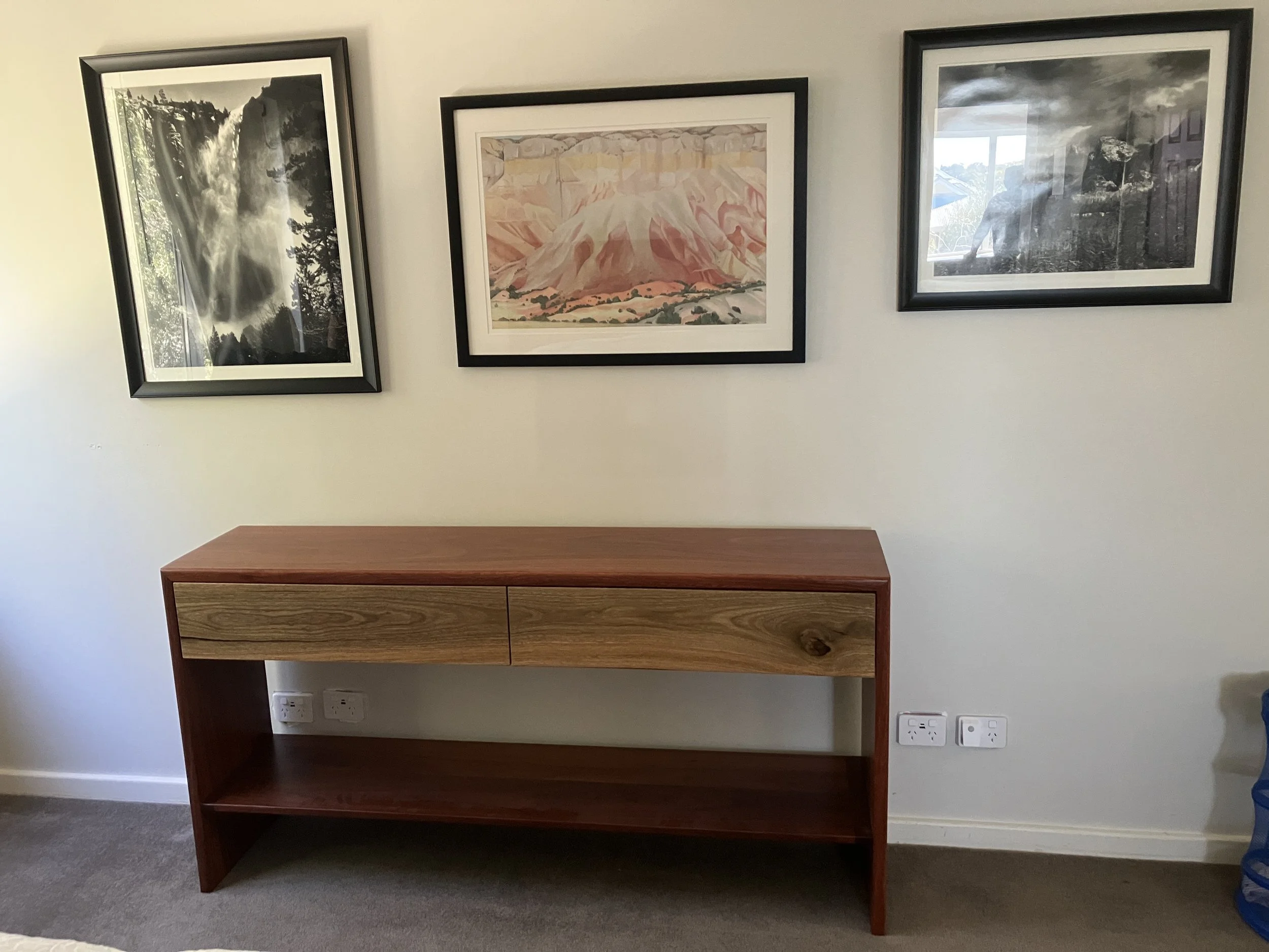 Jarrah and Marri side table