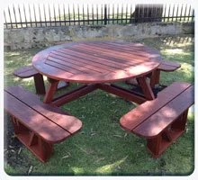 Round 8 seat Picnic set