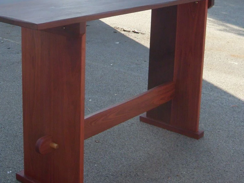 Jarrah Bar table made to customers specs.