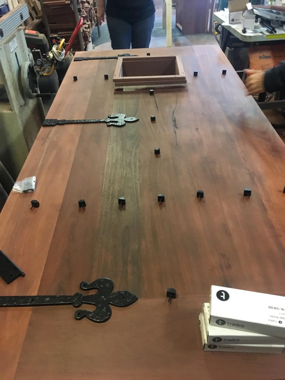 Custom " castle " front door for a home in Perth WA