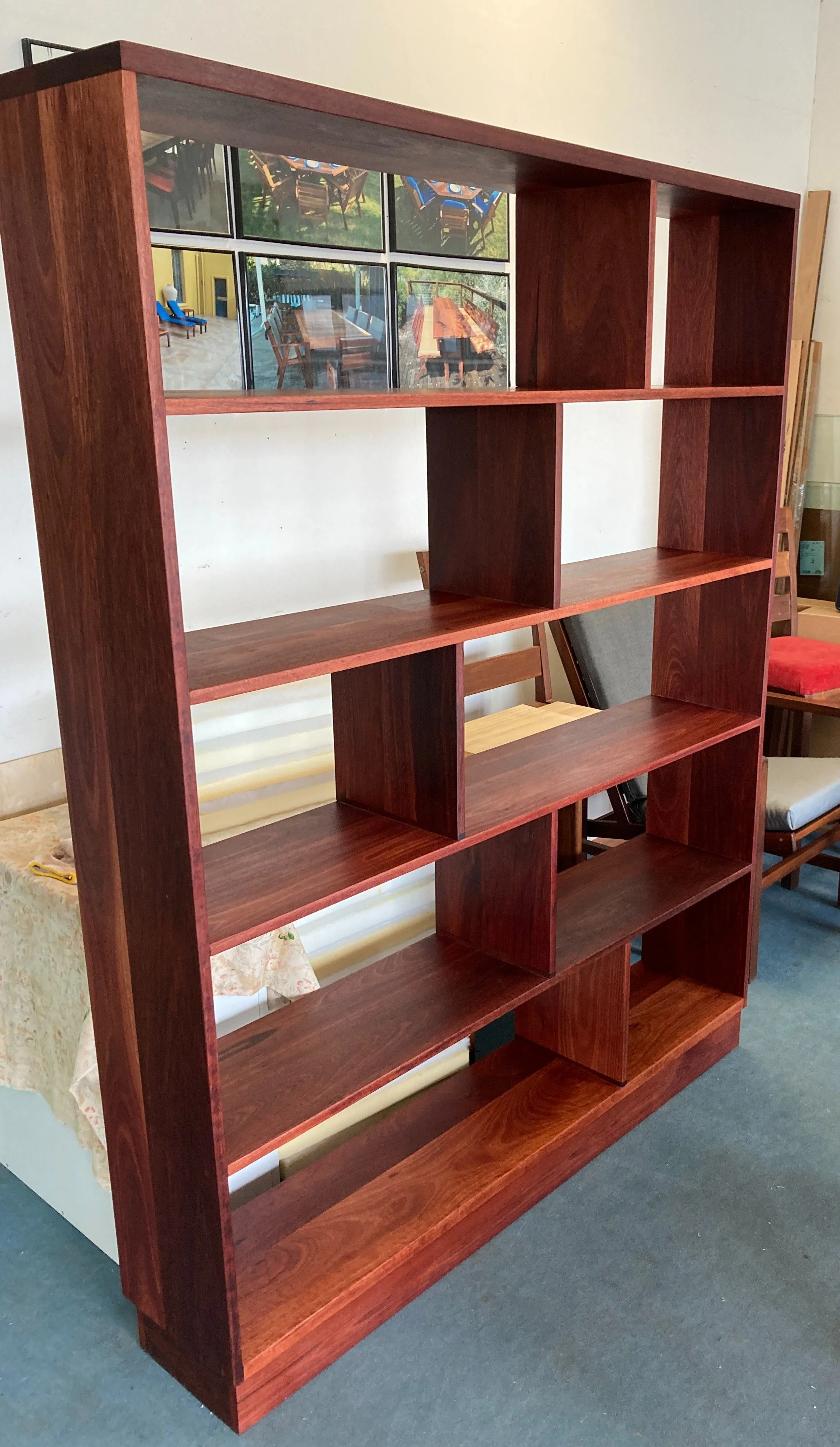 Jarrah Bookcase or display shelving