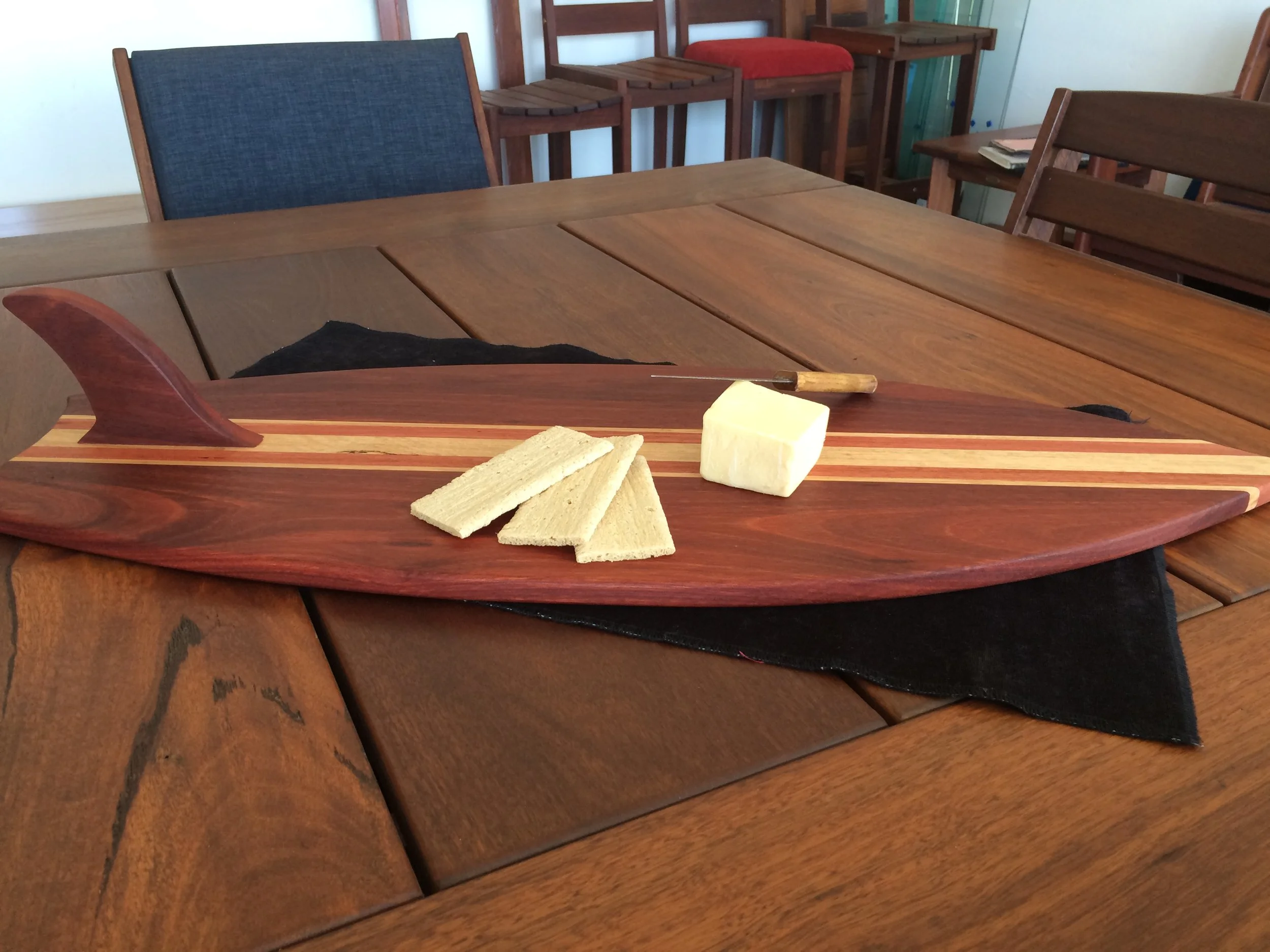 Charcuterie surf board
