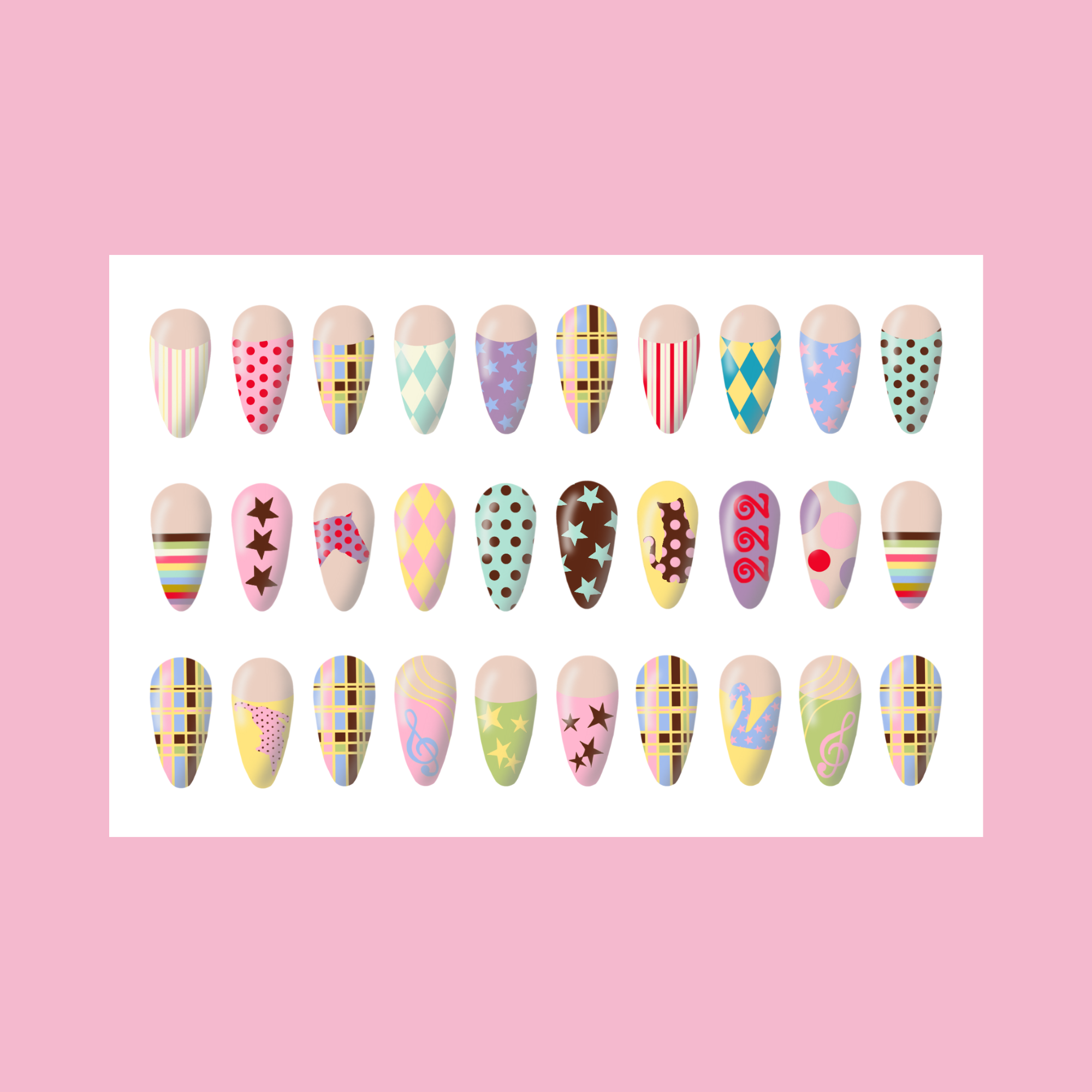 nail mail mystery press on nails