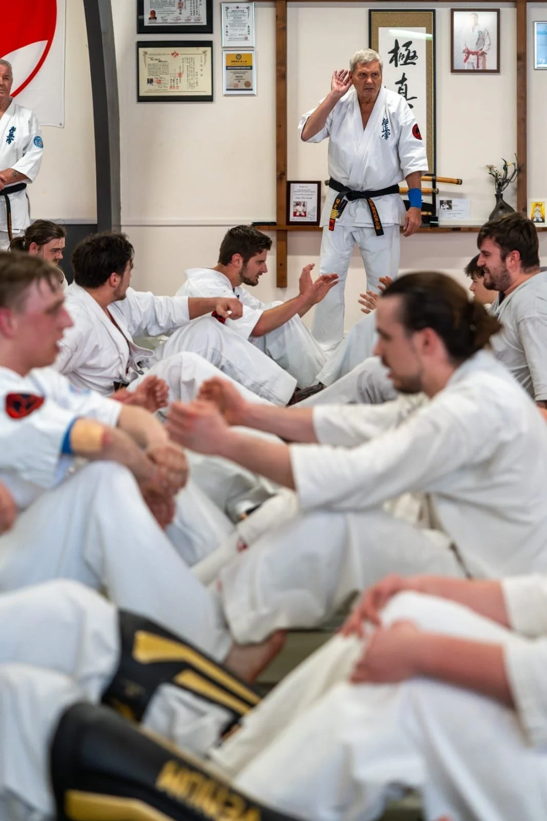 Jaarlijkse Kyokushin Kumite Training Budokai Texel