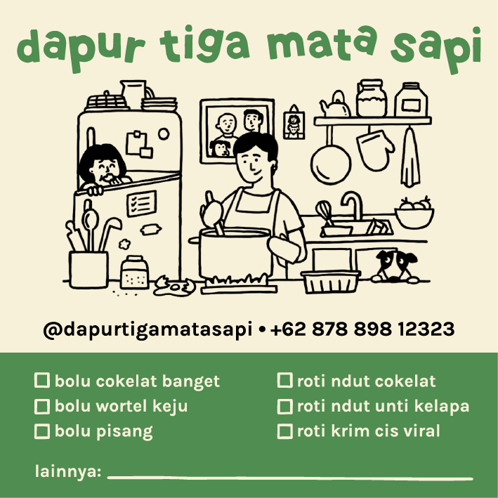 Dapur Tiga Mata Sapi sticker