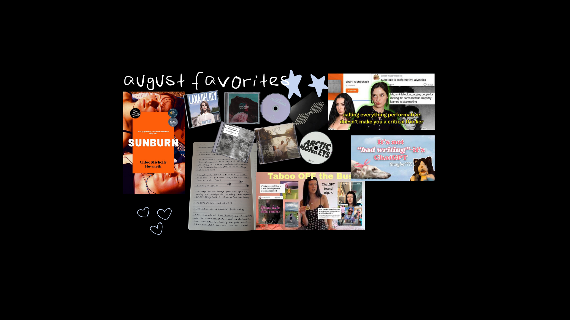 august favorites