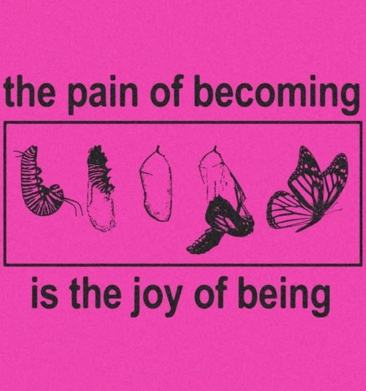  feeling like the caterpillar right now 