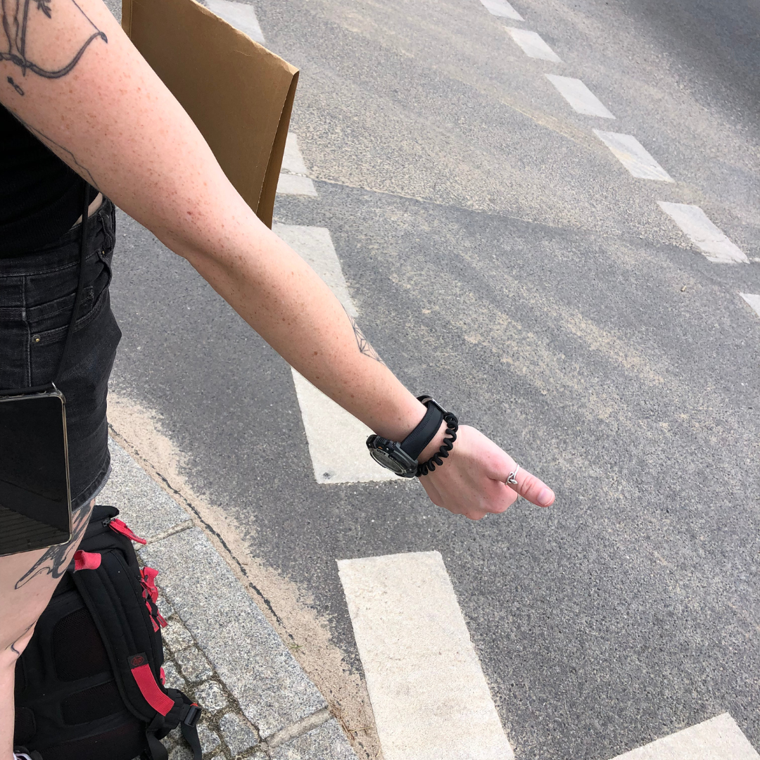 hitchhiking to prague