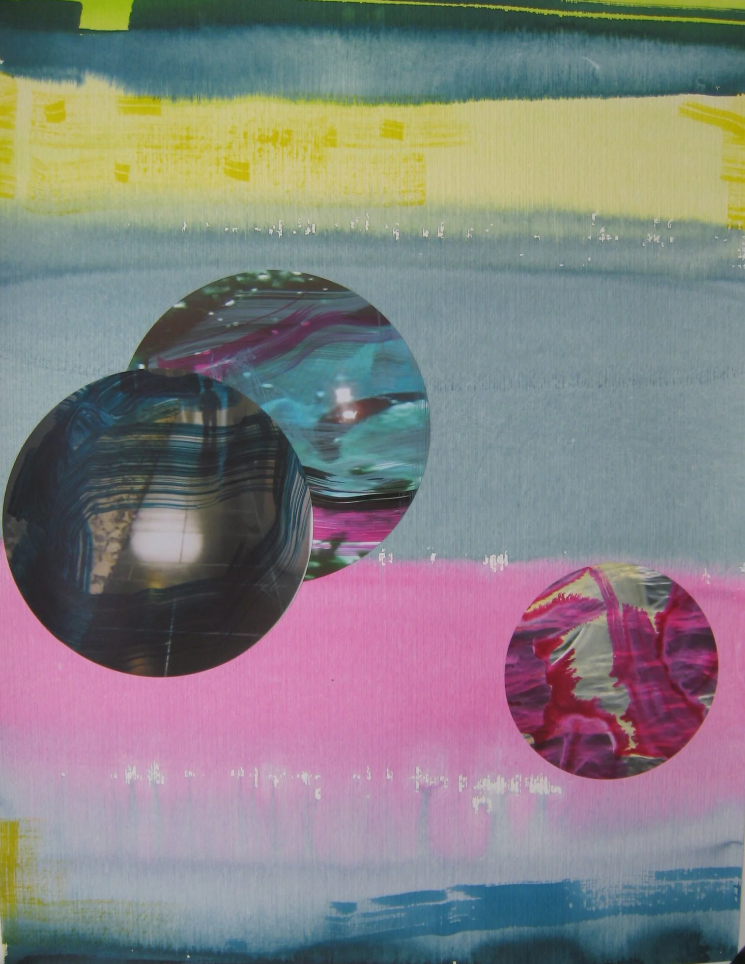 iriun – 0.60x0.80m – Aquarell / Fotos auf Bütten