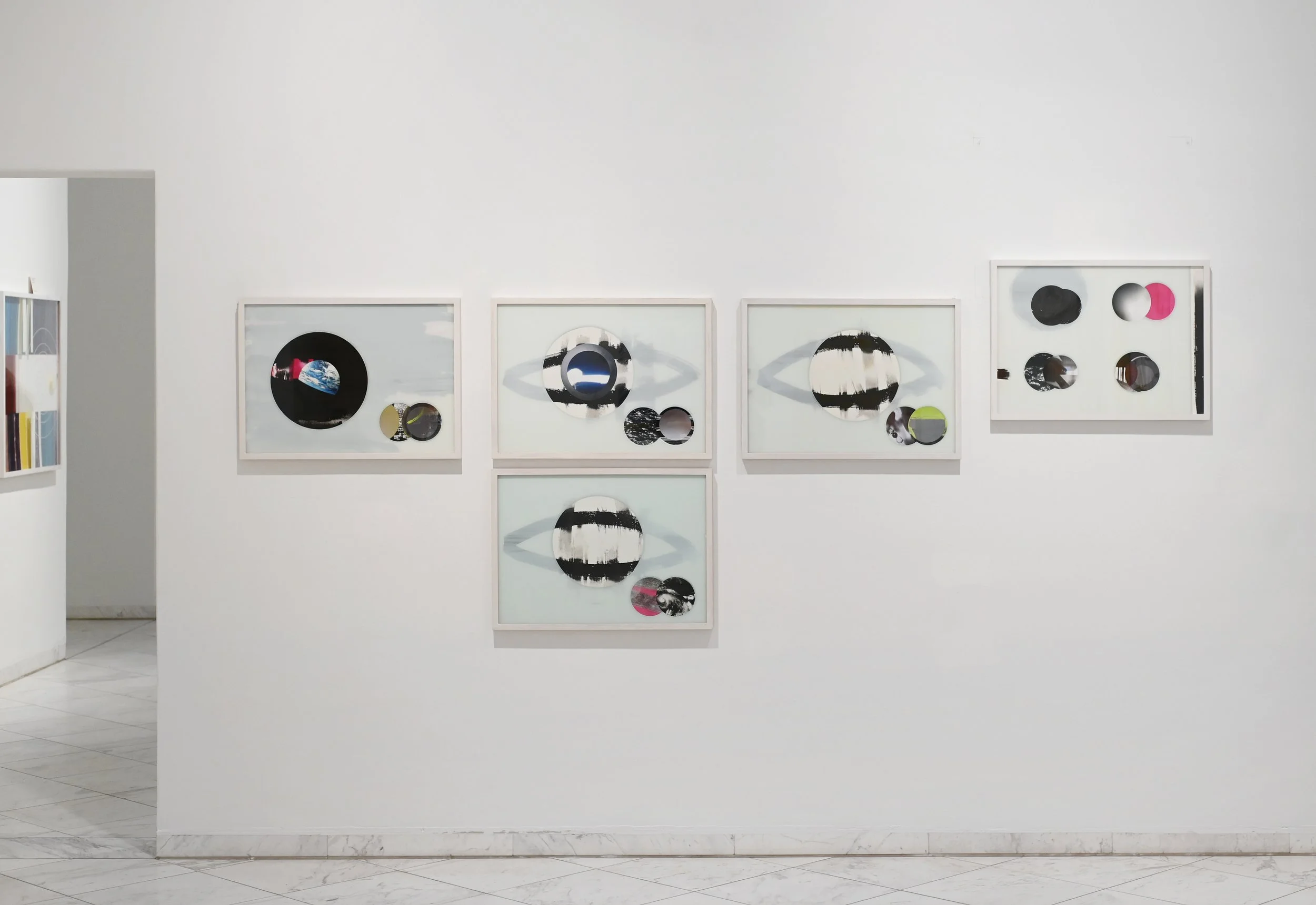in the time (fünfteilig) – 2.95x1.15m – mixed media – 2024 – Museum Schloss Moyland