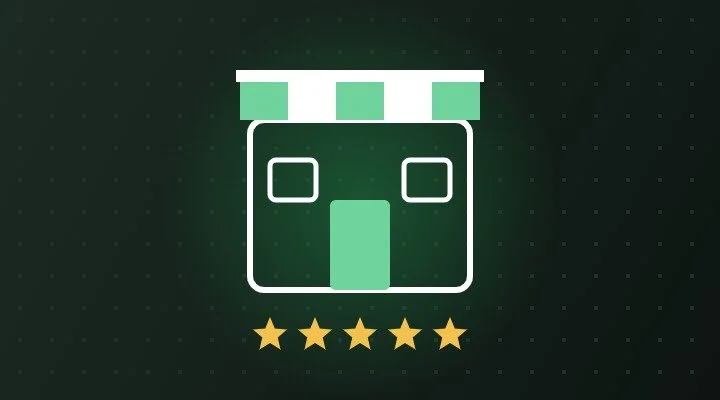 Google Business Profile management in Kalispell: storefront with a five-star rating