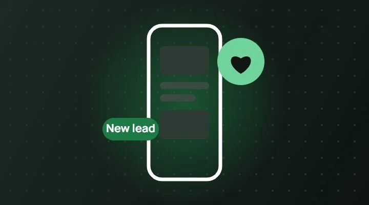 Facebook and Instagram ads in Kalispell: phone feed with a new lead notification
