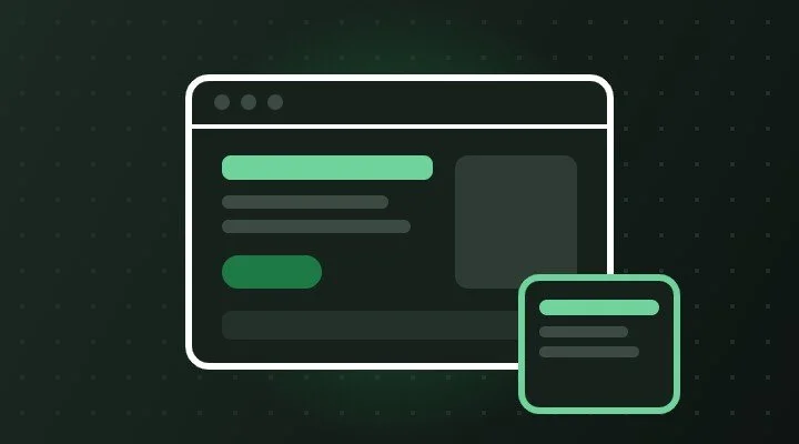 Website design in Kalispell: browser window with a mobile-friendly page layout