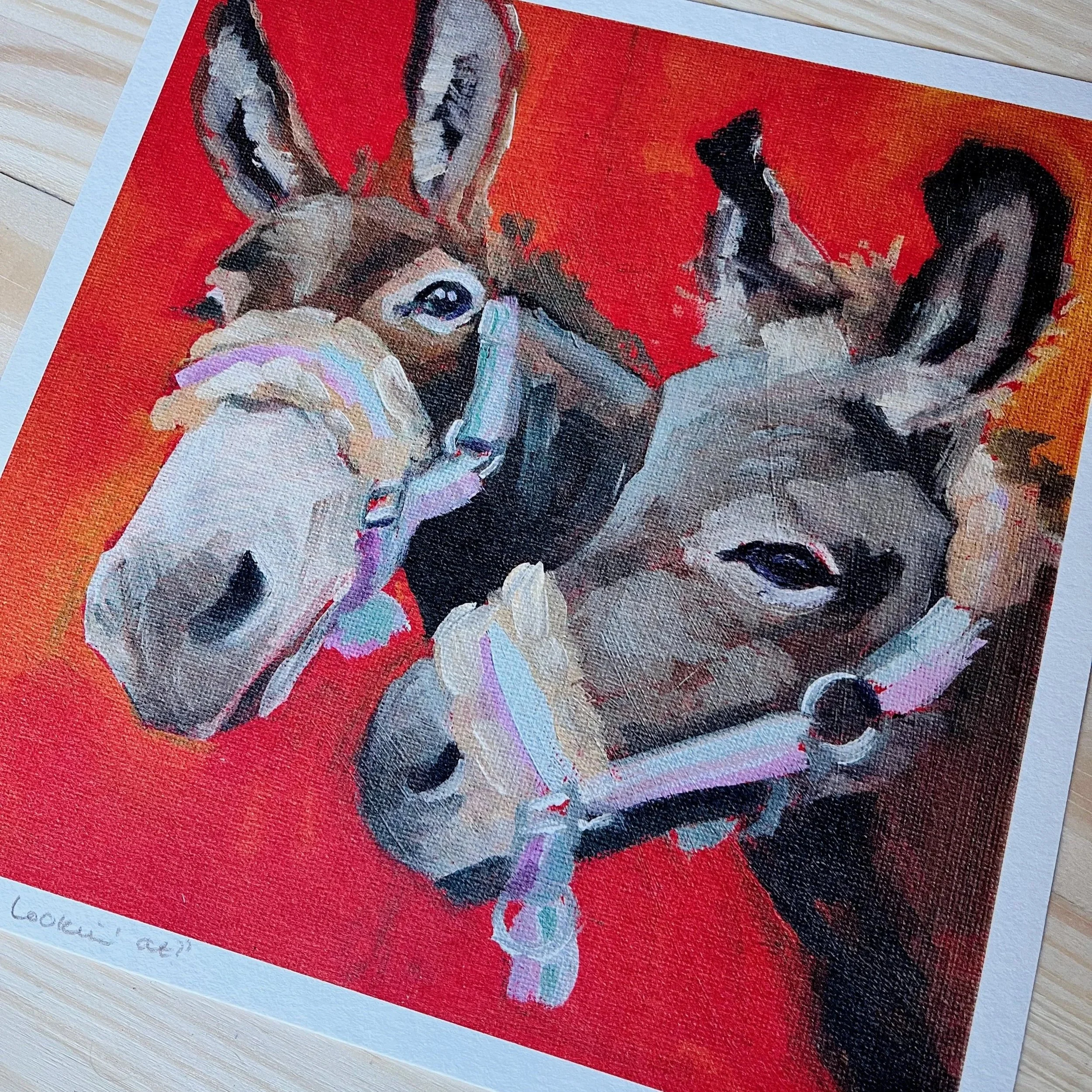 ‘Whatchu lookin’ at?” Signed Print