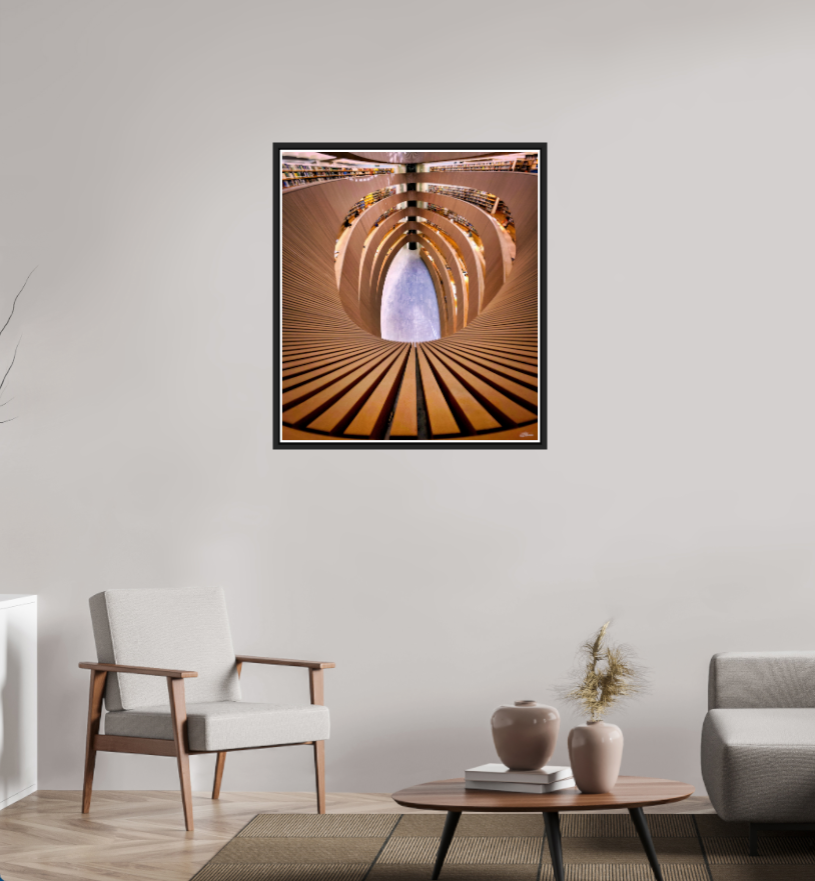 Amber Symphony l (on Metallic - Framed)