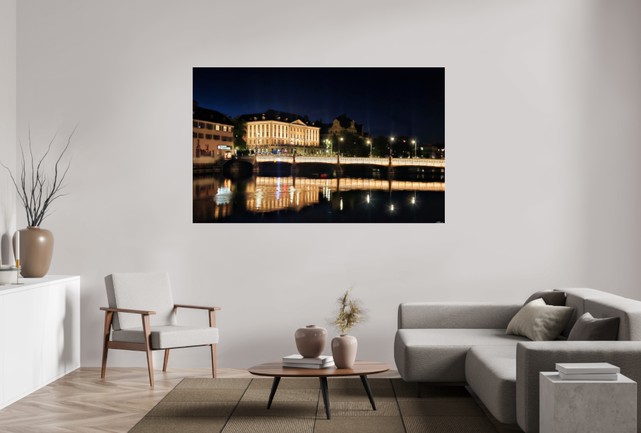 Nocturne on the Limmat l (on Metallic)