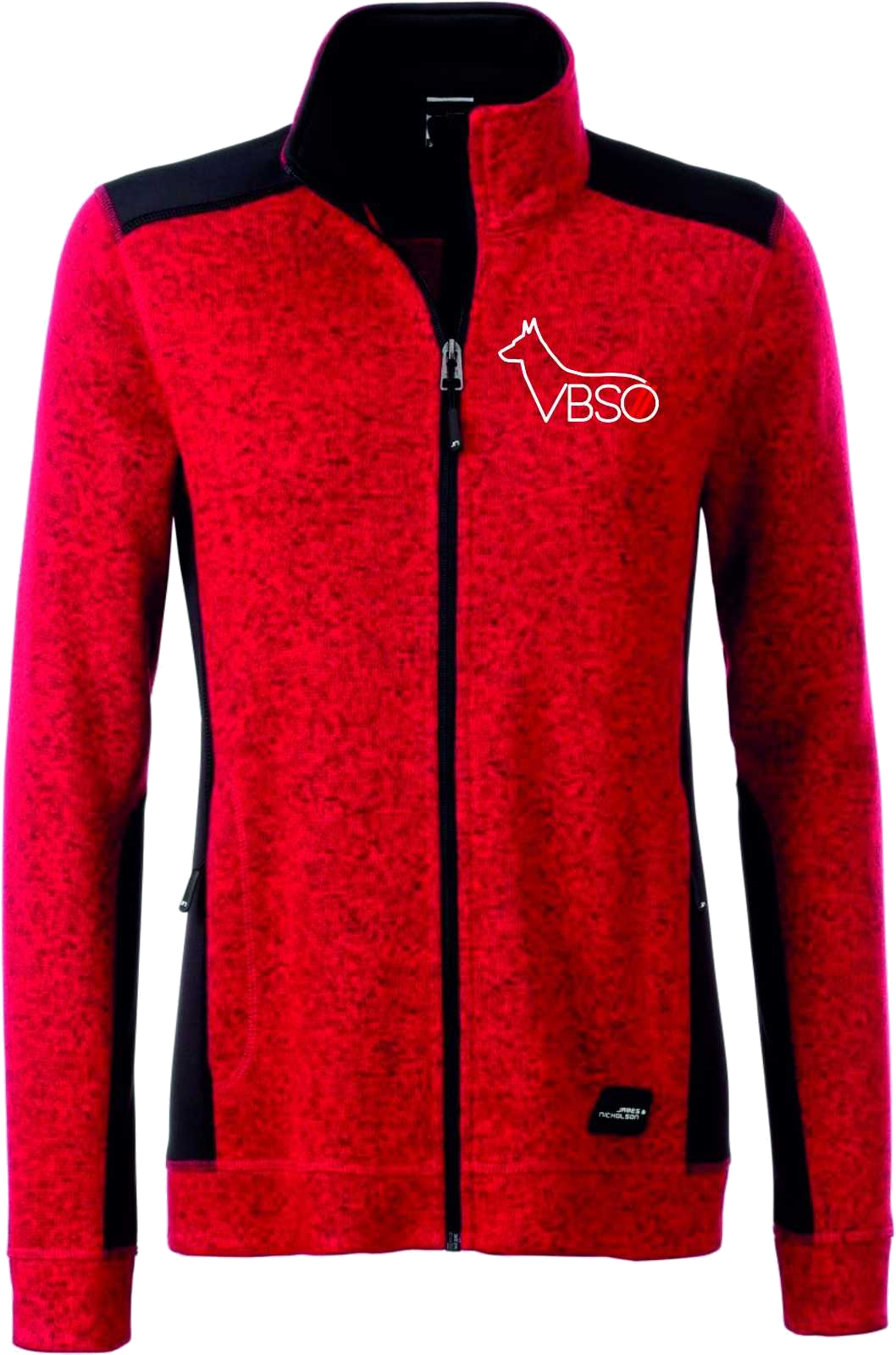 James & Nicholson Strickﬂeece Jacke - Strong