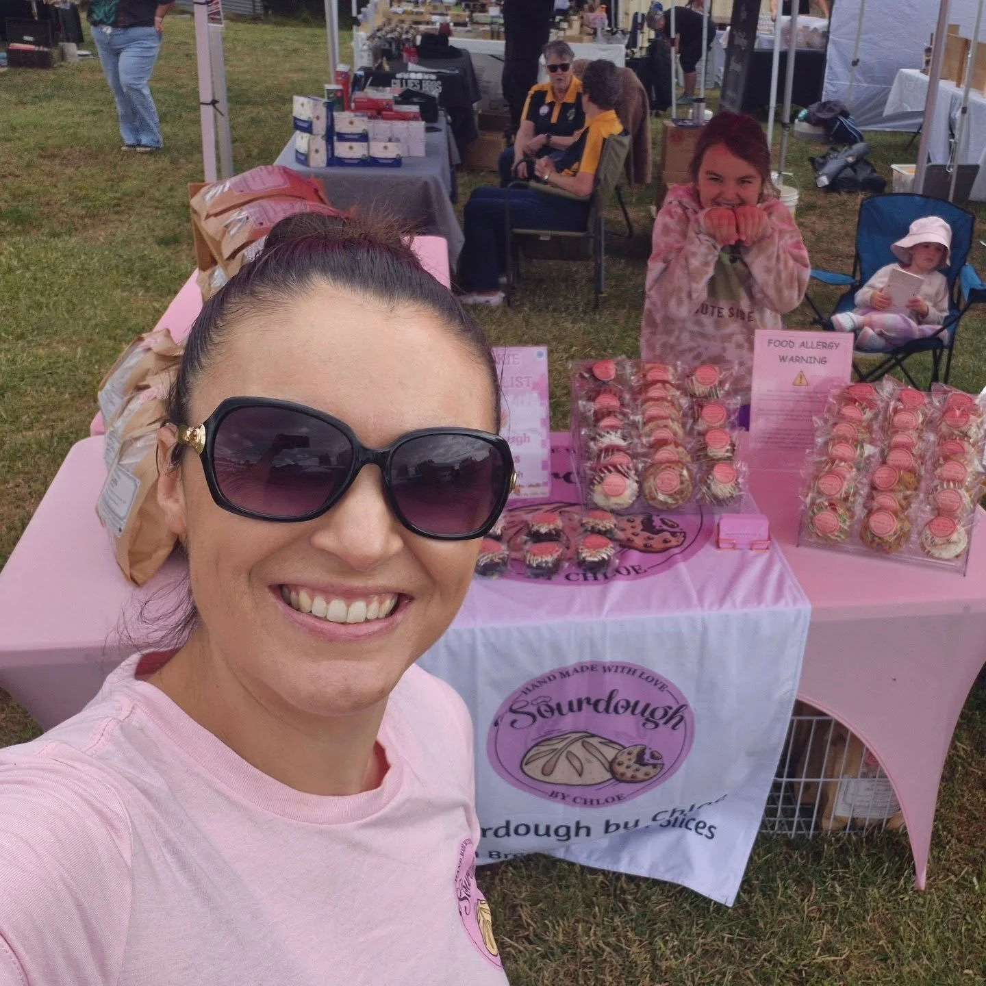 We are set up ready to go!! Come down to the Yass Markets and grab yourself some yummy sourdough goodies 😋