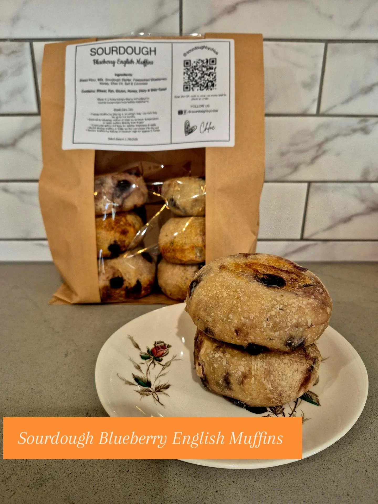 Sourdough English Muffins