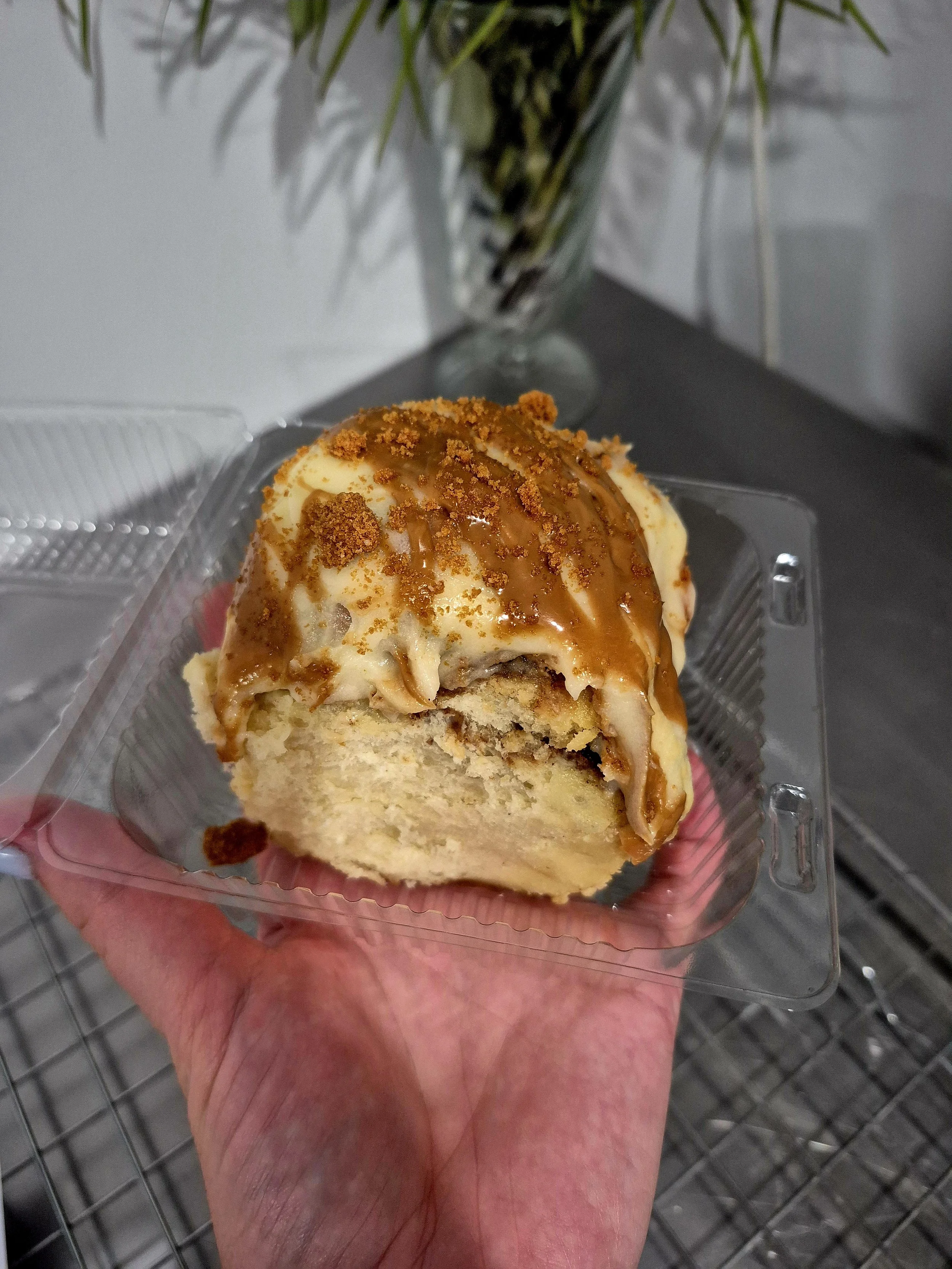 Sourdough Biscoff Cinnamon Rolls