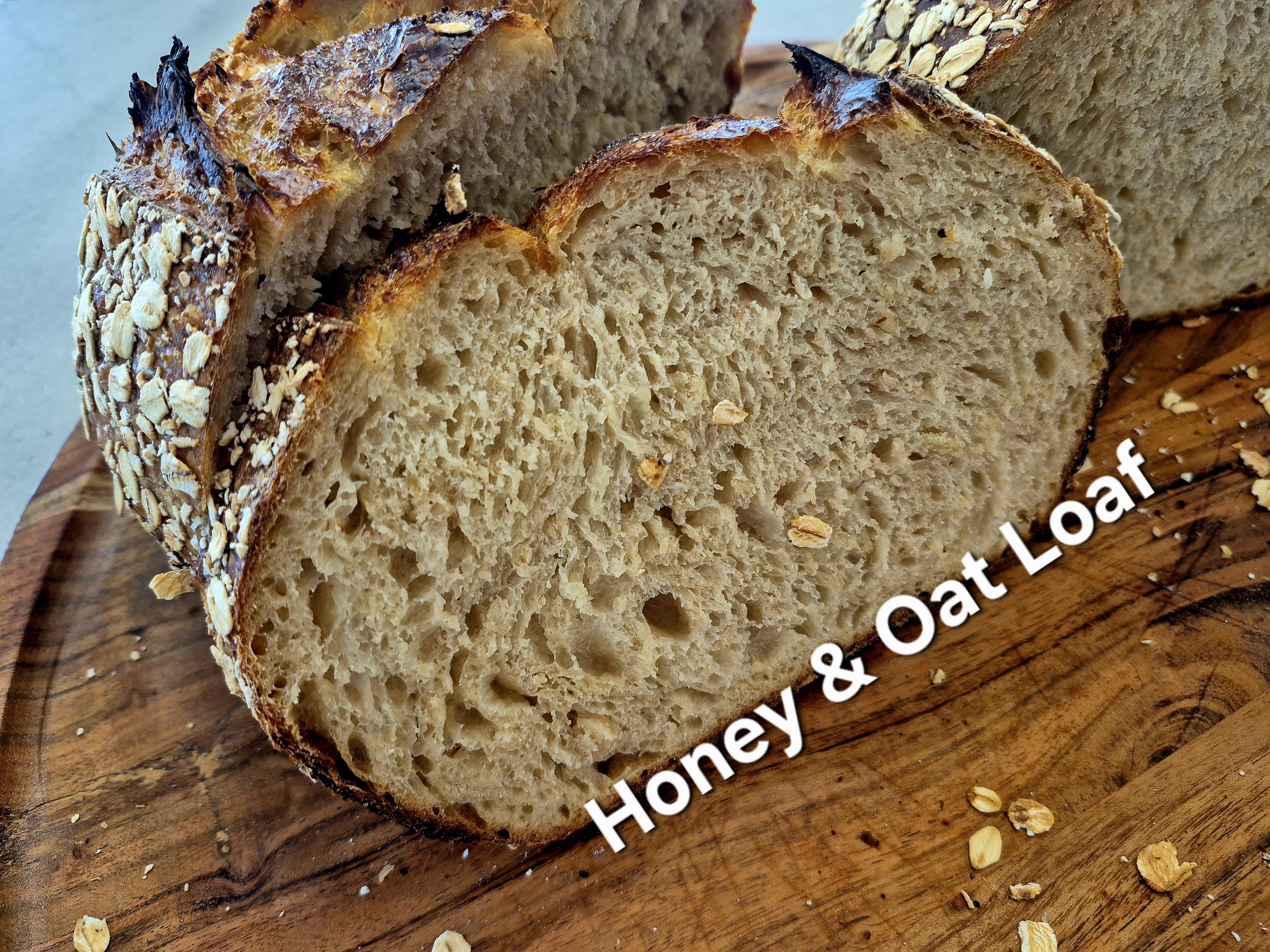 Sourdough Honey & Oat Loaf