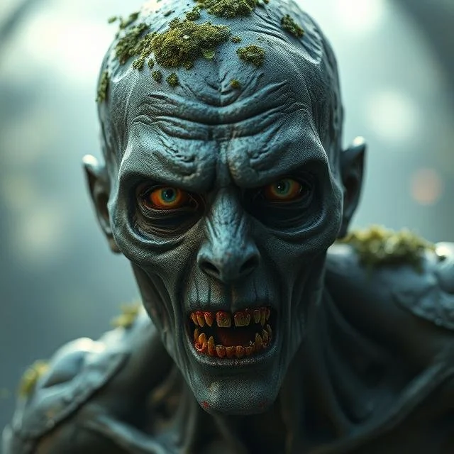 Necromirs, 
Necromirs are near dead creatures that have had their life essence drained by Laqana, with dark mouldy skin and sunken eyes and having the appearance of whichever race they are from, they follow and sometimes precede Laqana wherever he go