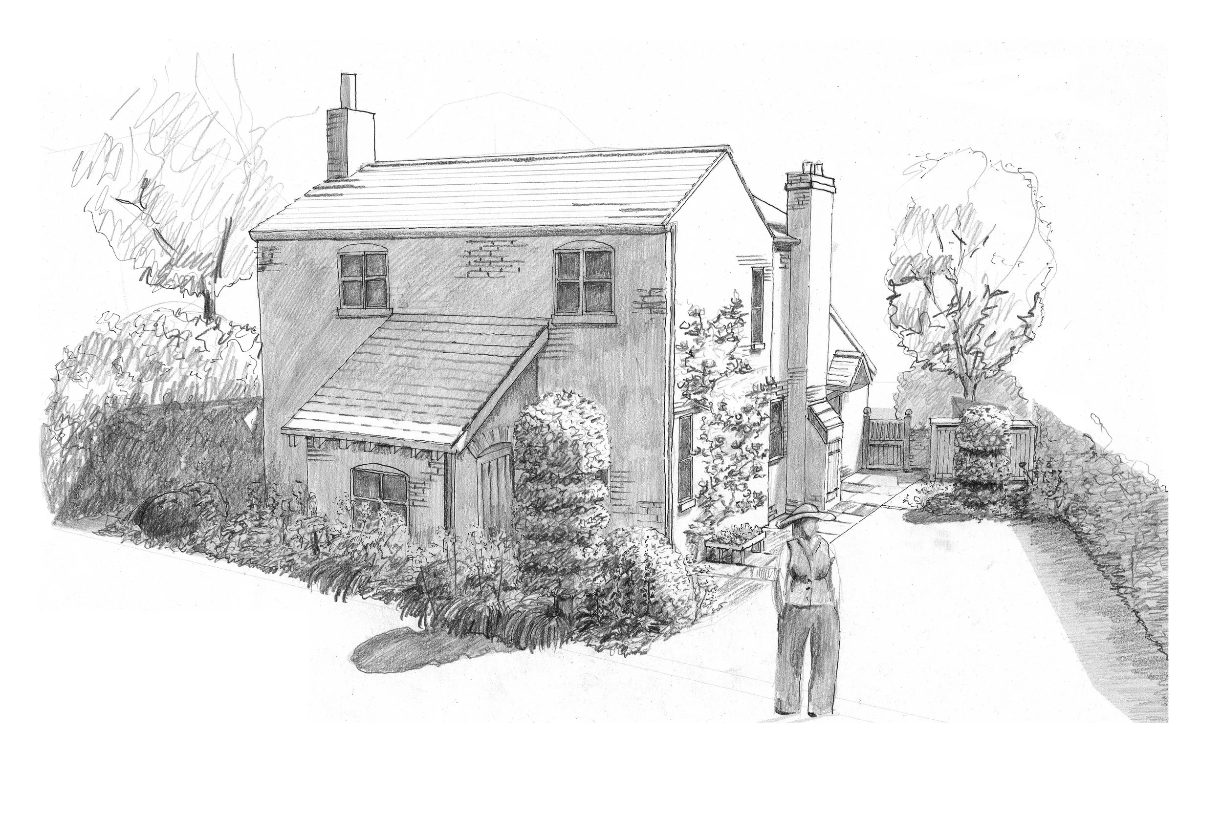 A flood prone garden near Alderley Edge, Cheshire