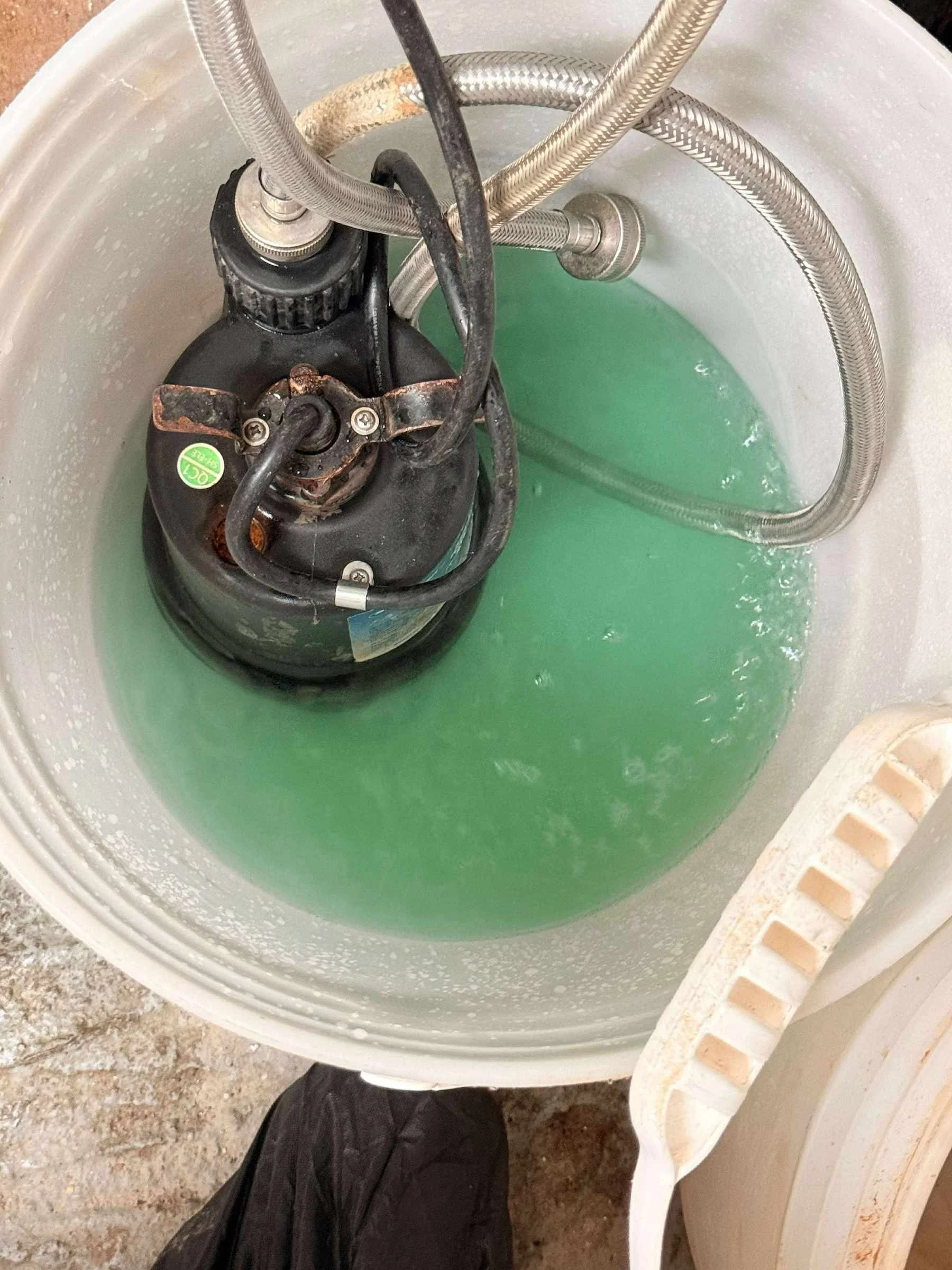 Service and maintenance for tankless water heaters. Clear to blue means properly descaled units and much needed. 