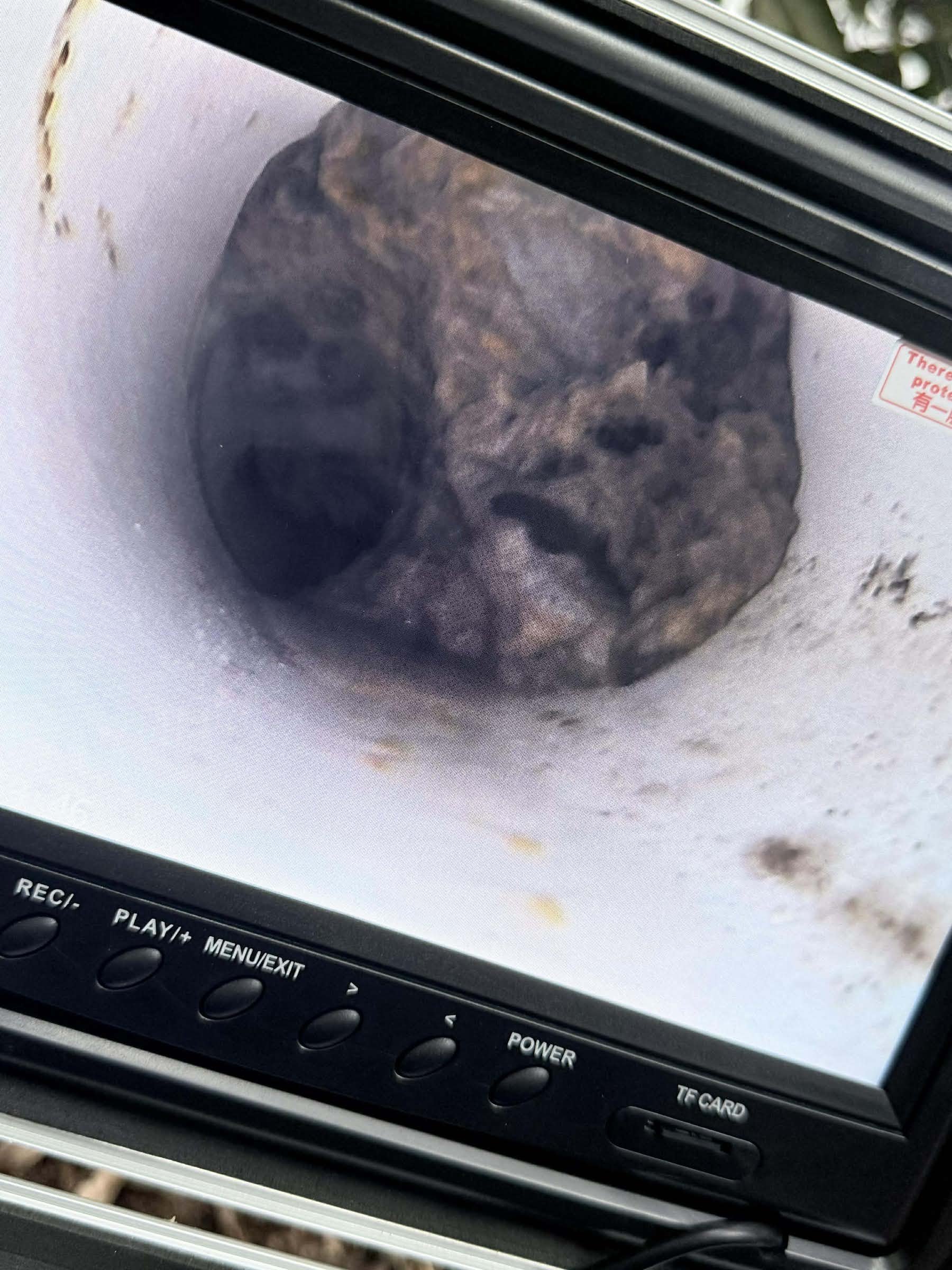 Sewer line camera inspection and clearing descale solutions