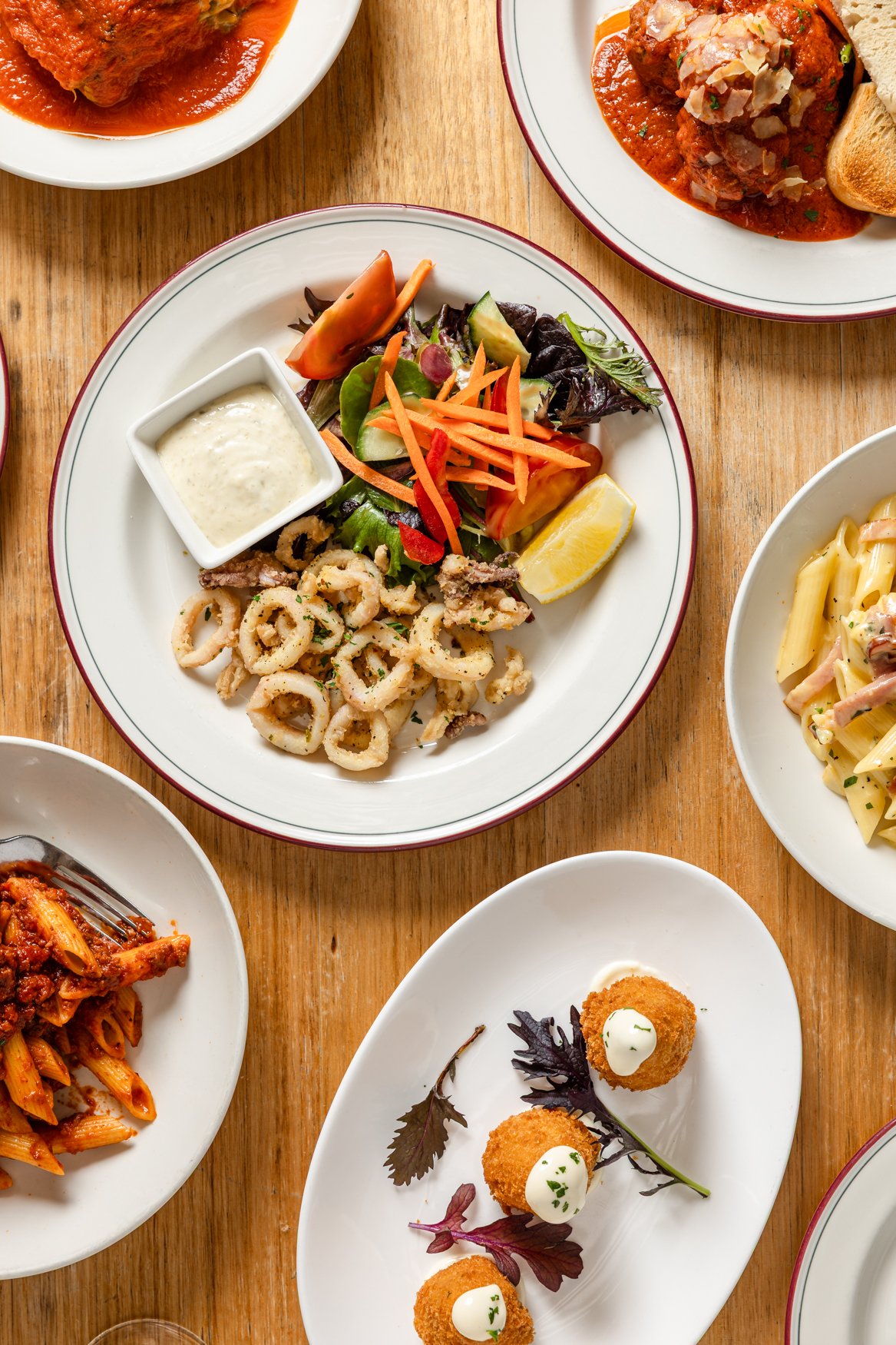 Several Menus at Il Gambero
