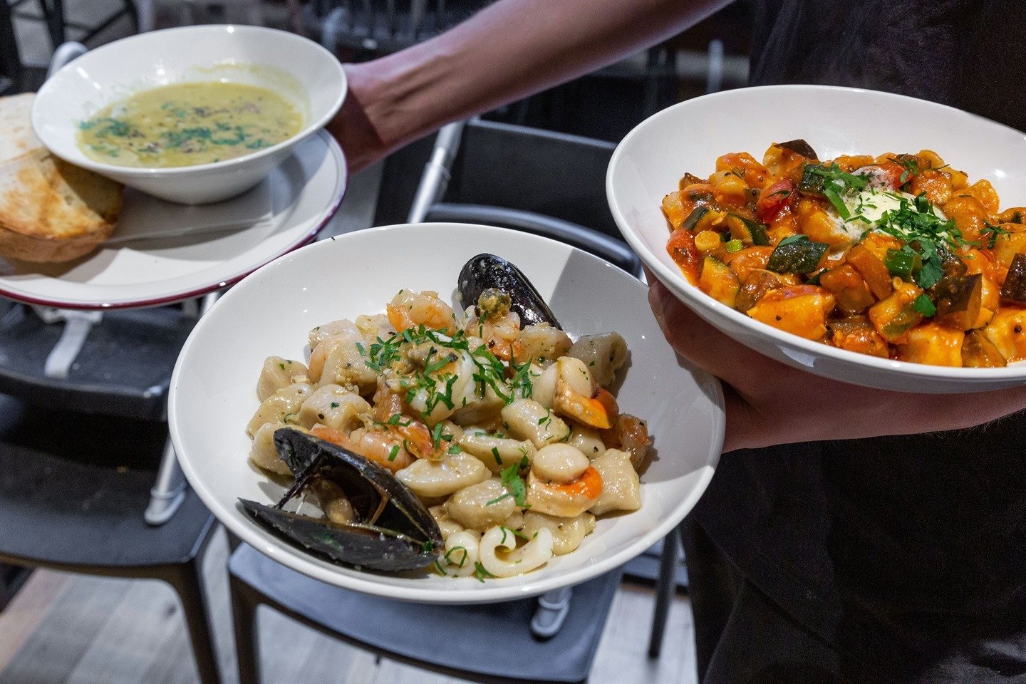 creamy prawn pasta
