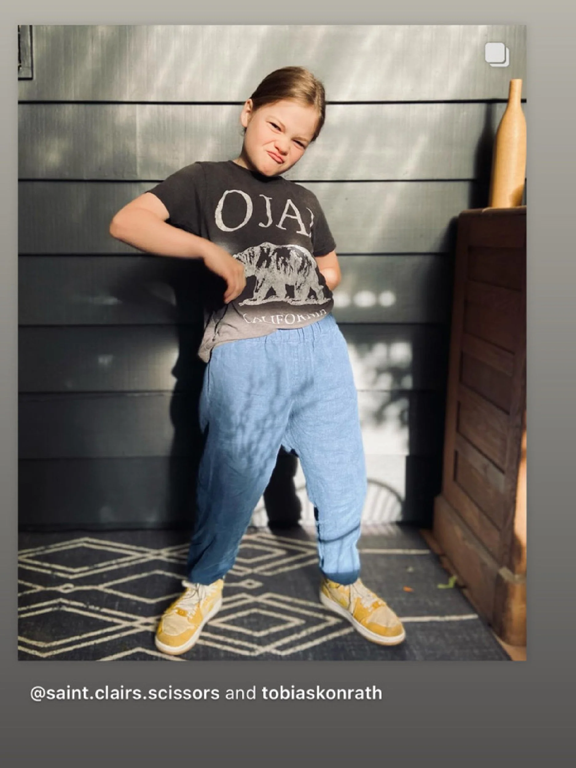 lazy pants for Kids - social media/ community image rock star
