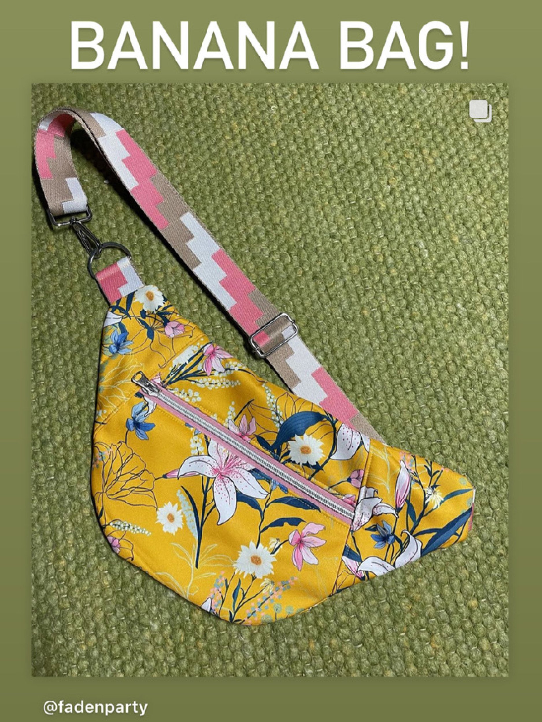 instagram community image of banana bag