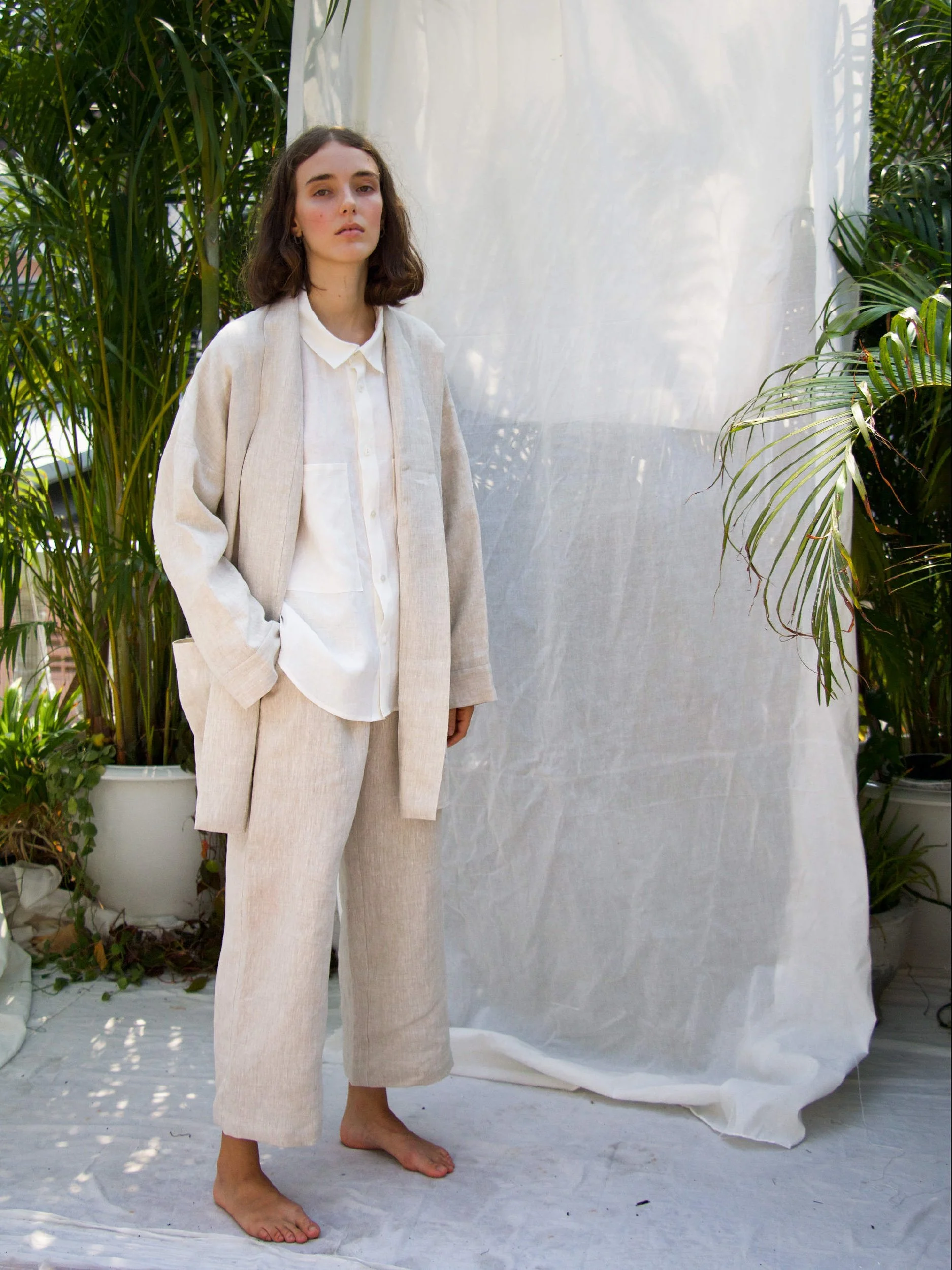 fancy pants x minimalist cardigan