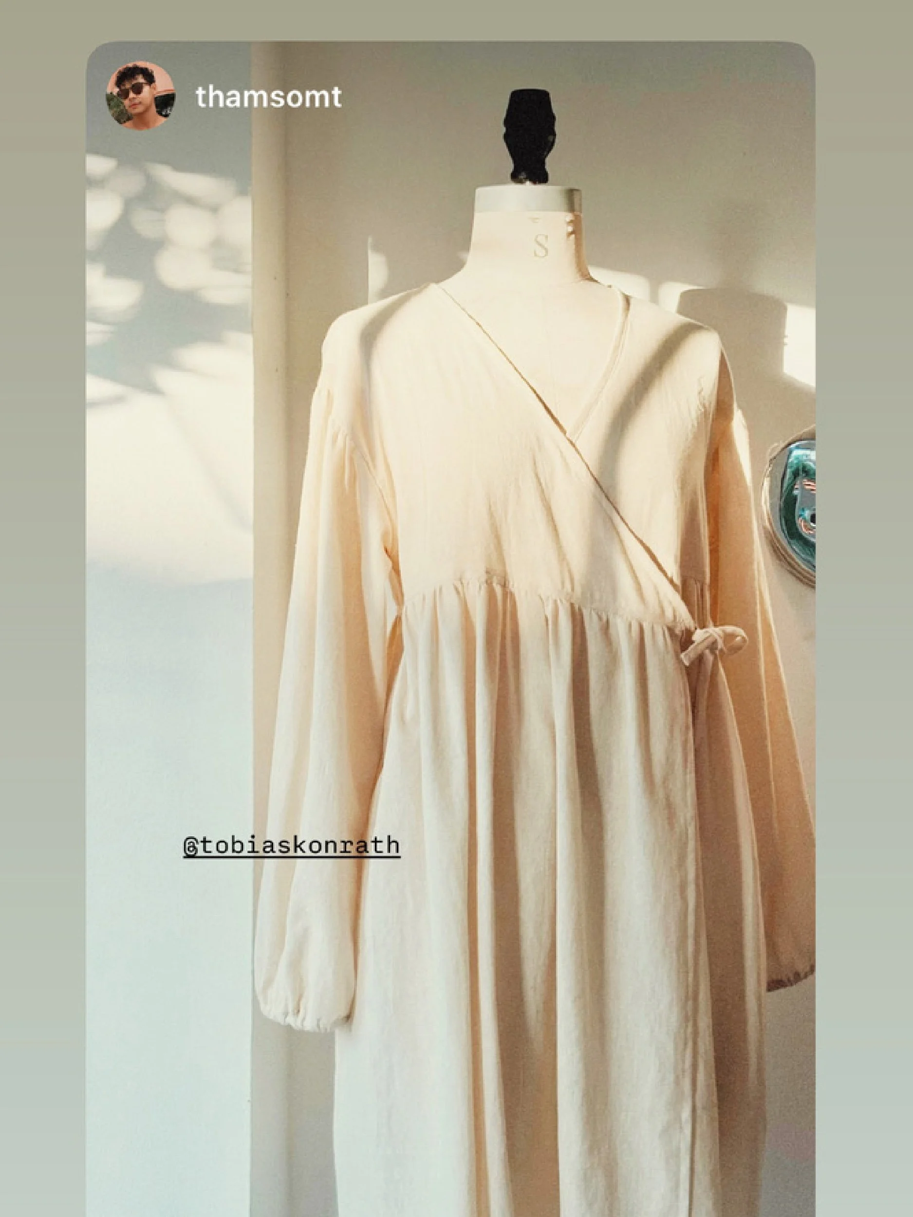 lazy wrap dress social media community image