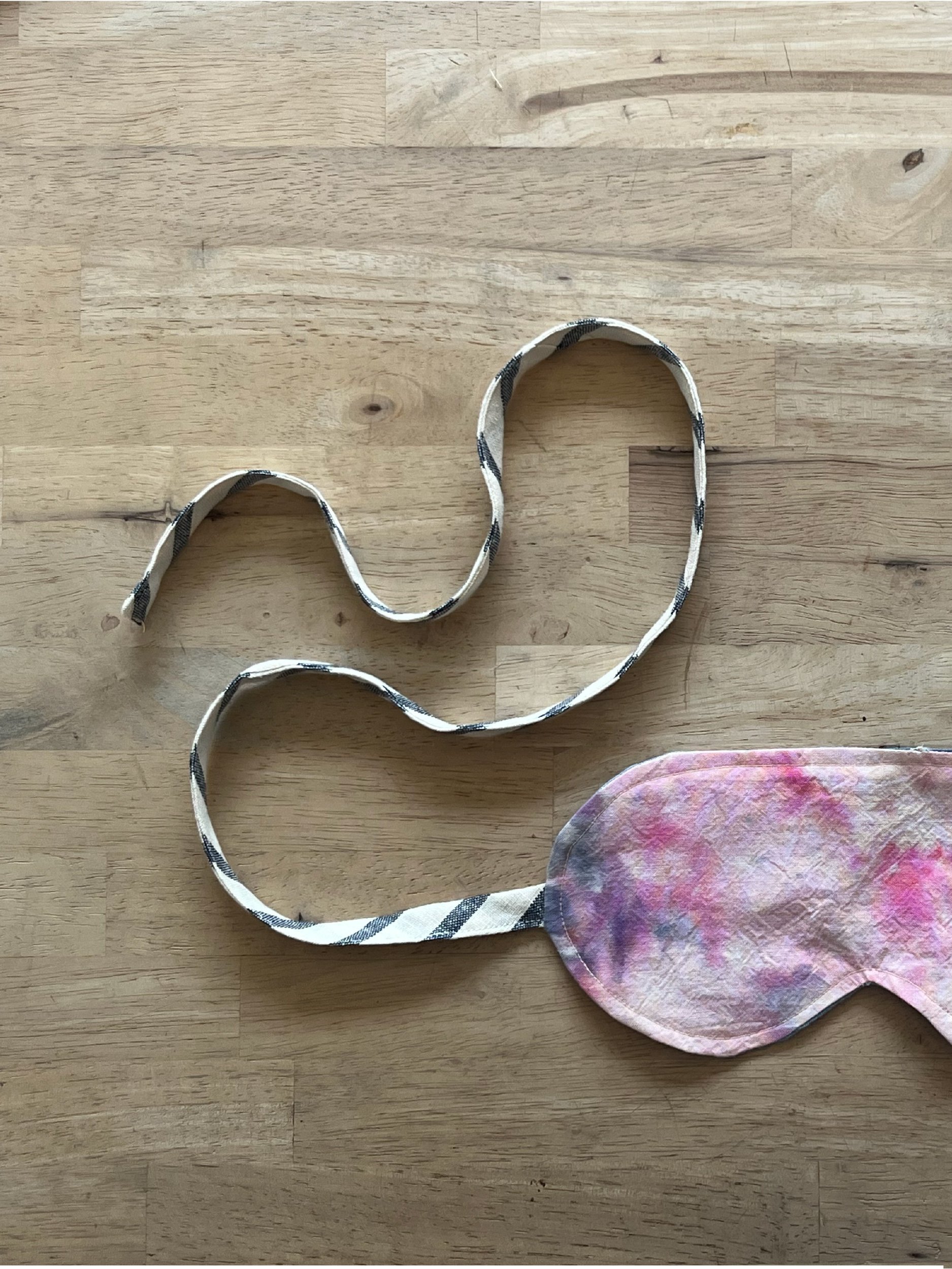 photo of the dream mask with a double sided finish