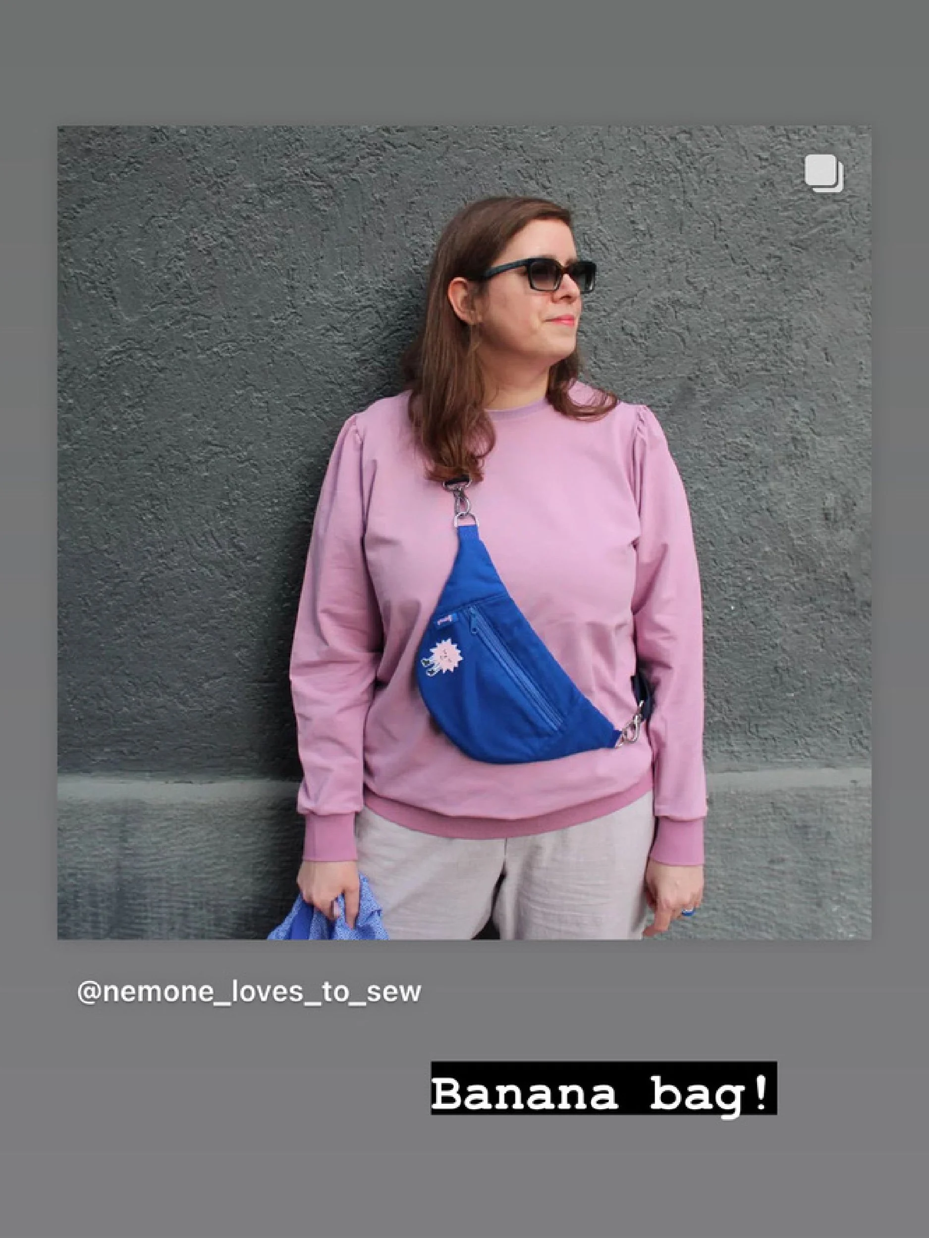 instagram community image of banana bag