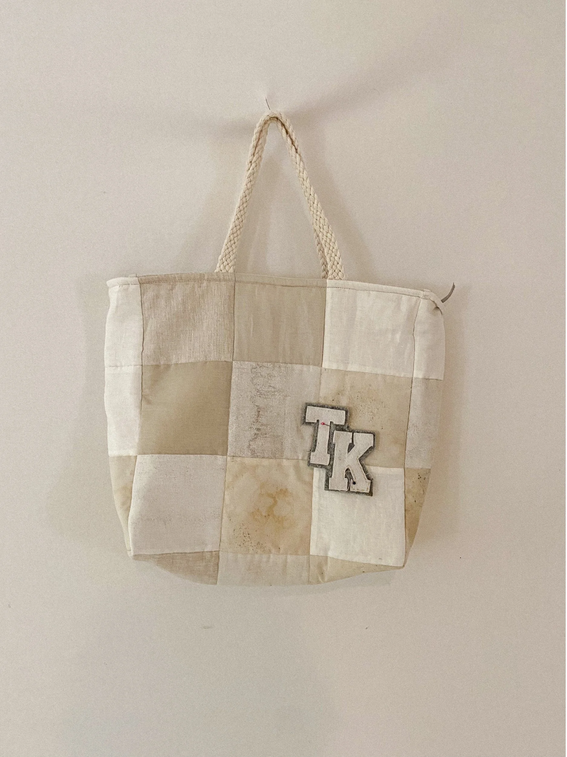 cozy tote quilted version from up cycled cottons