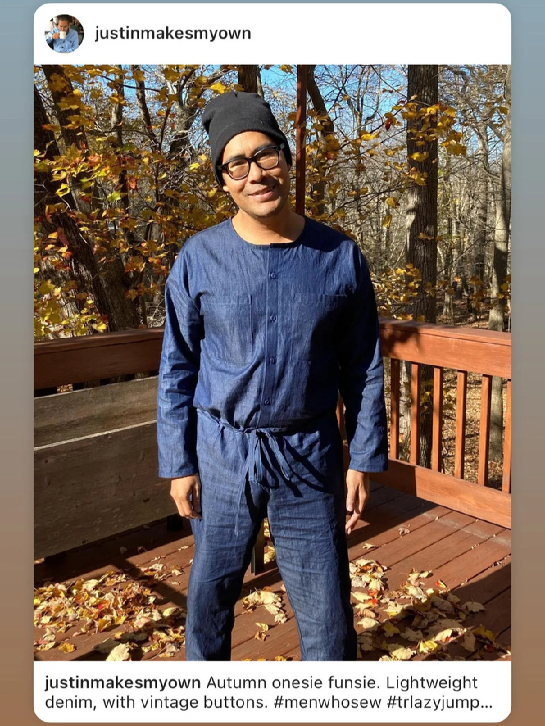 lazy jumpsuit social media community image