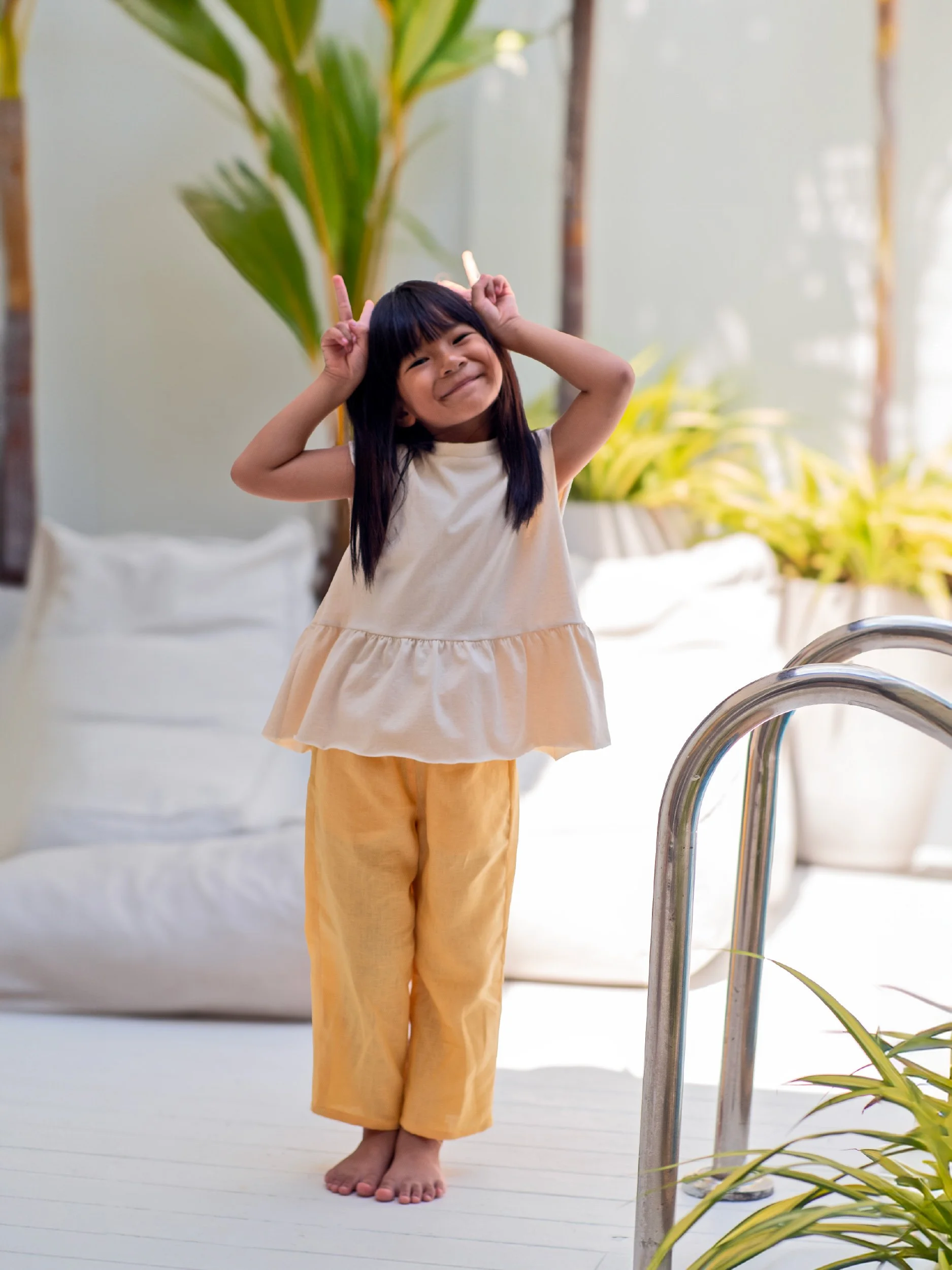 lazy pants for Kids  cute model image