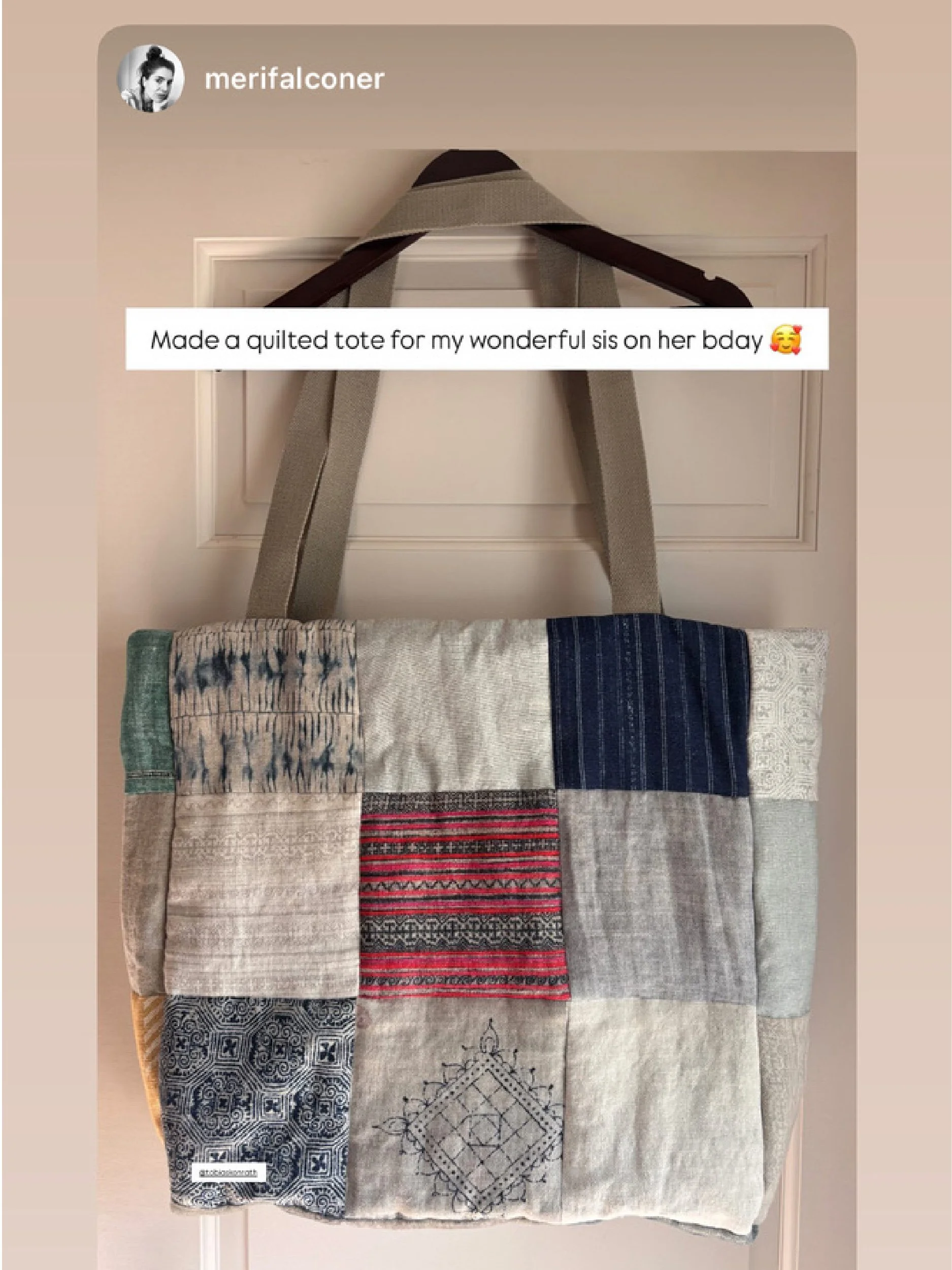 quilted cozy coat social media community image