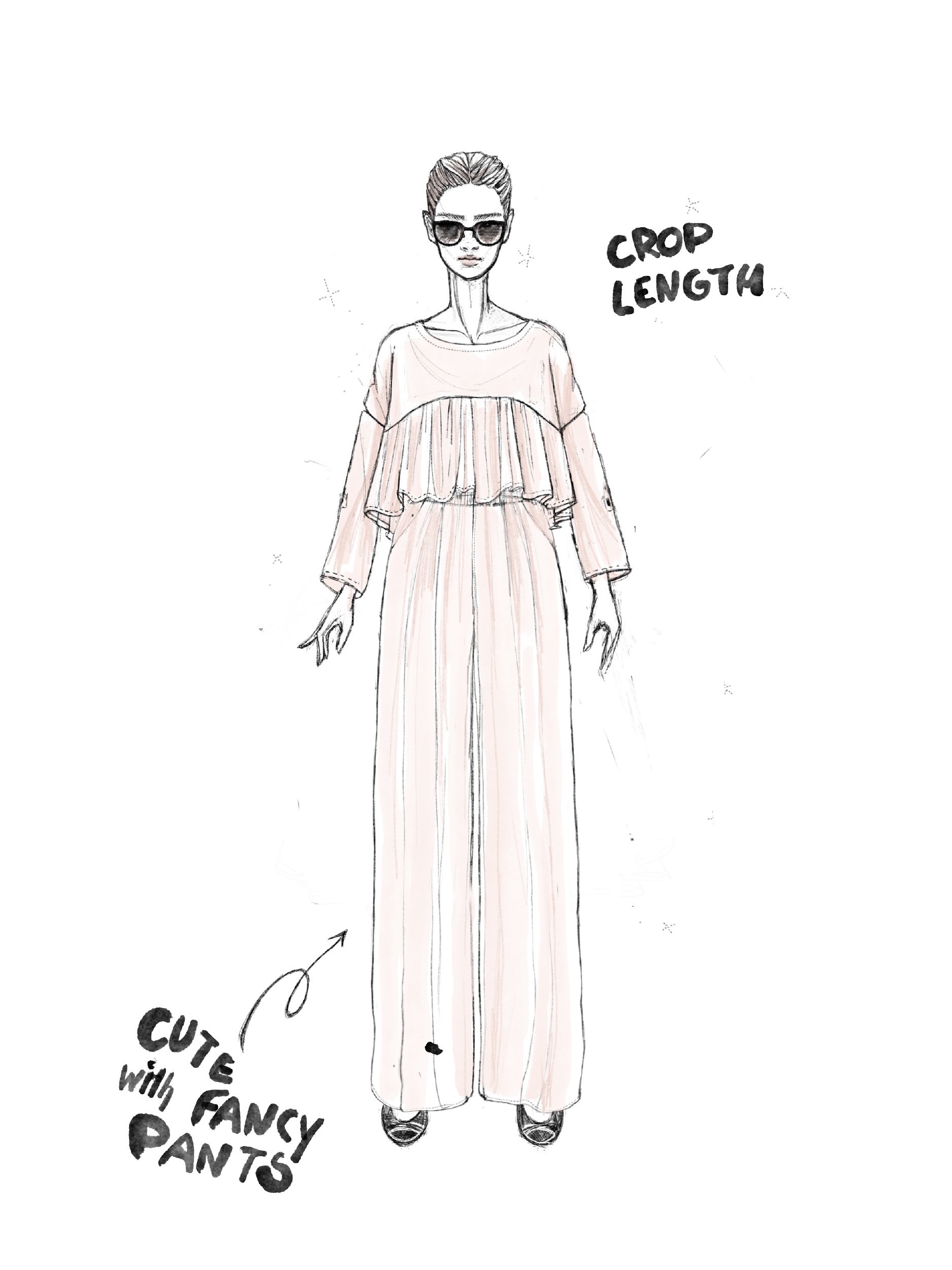 baby doll dress cropped length view