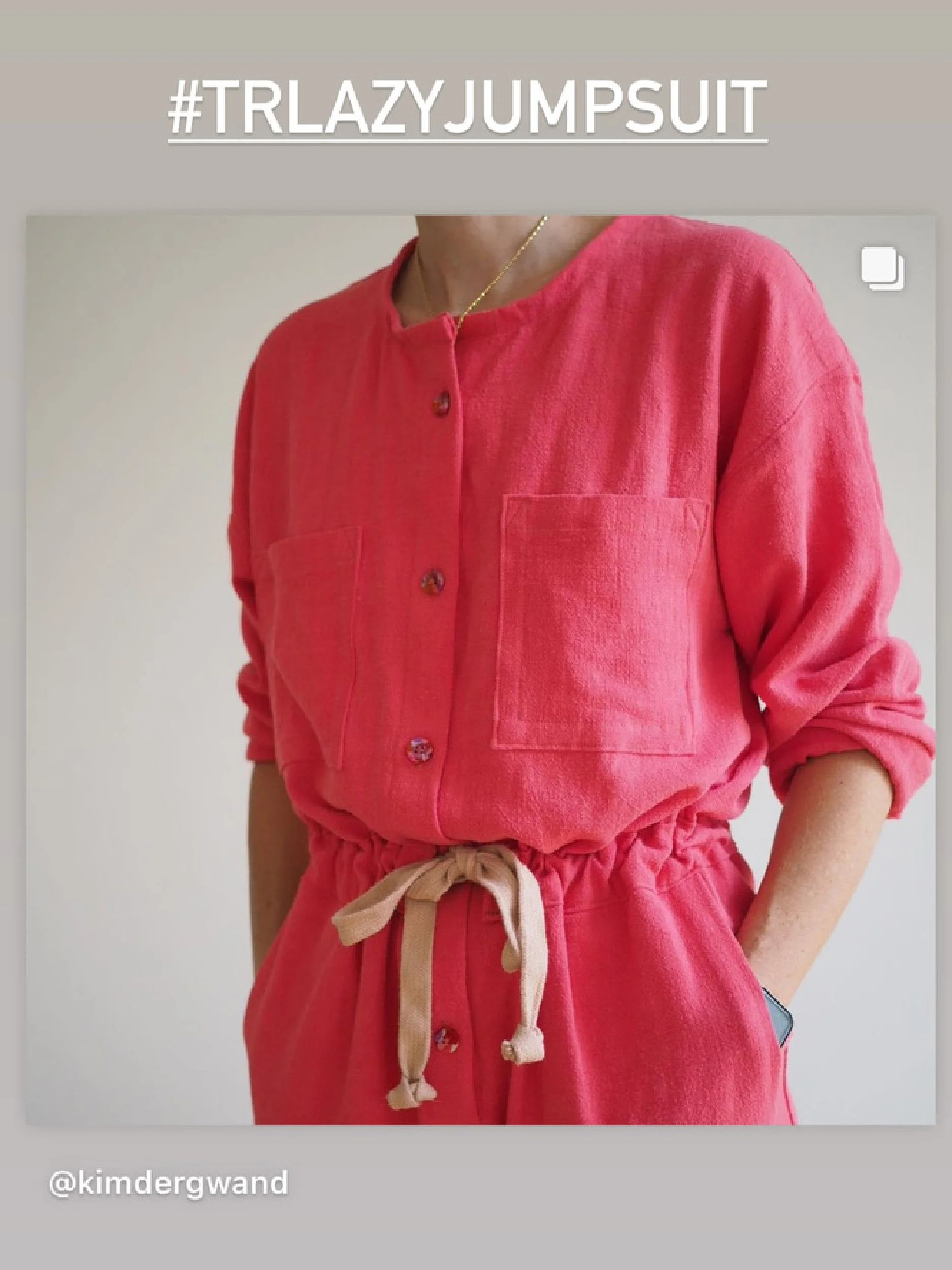 lazy jumpsuit social media community image