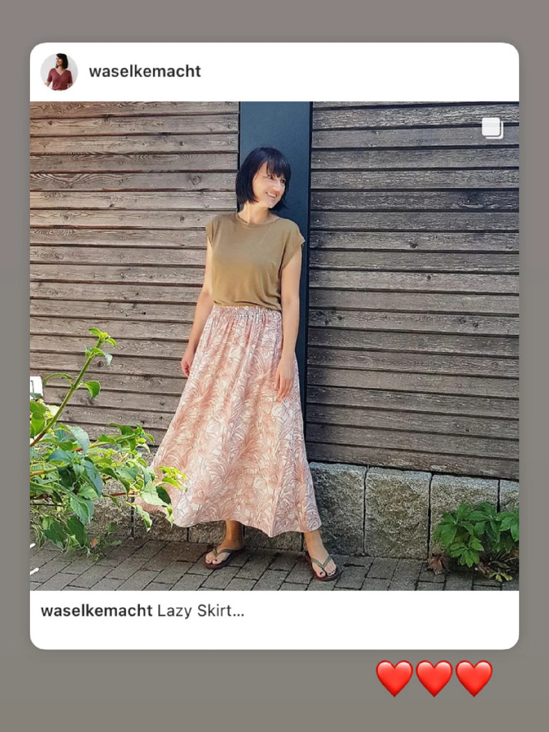 Lazy Skirt social media community image