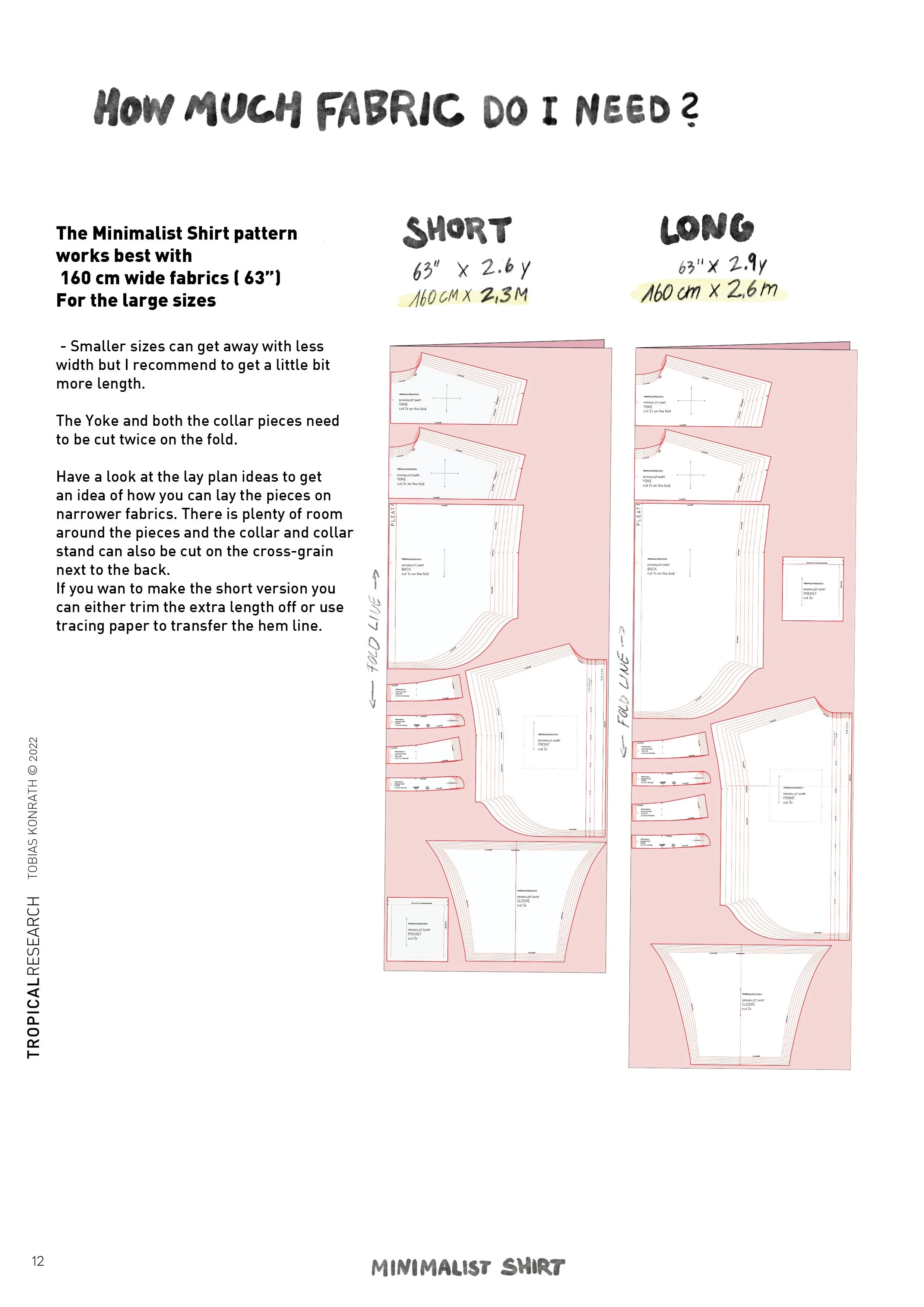 Minimalist Shirt - PDF Sewing Pattern