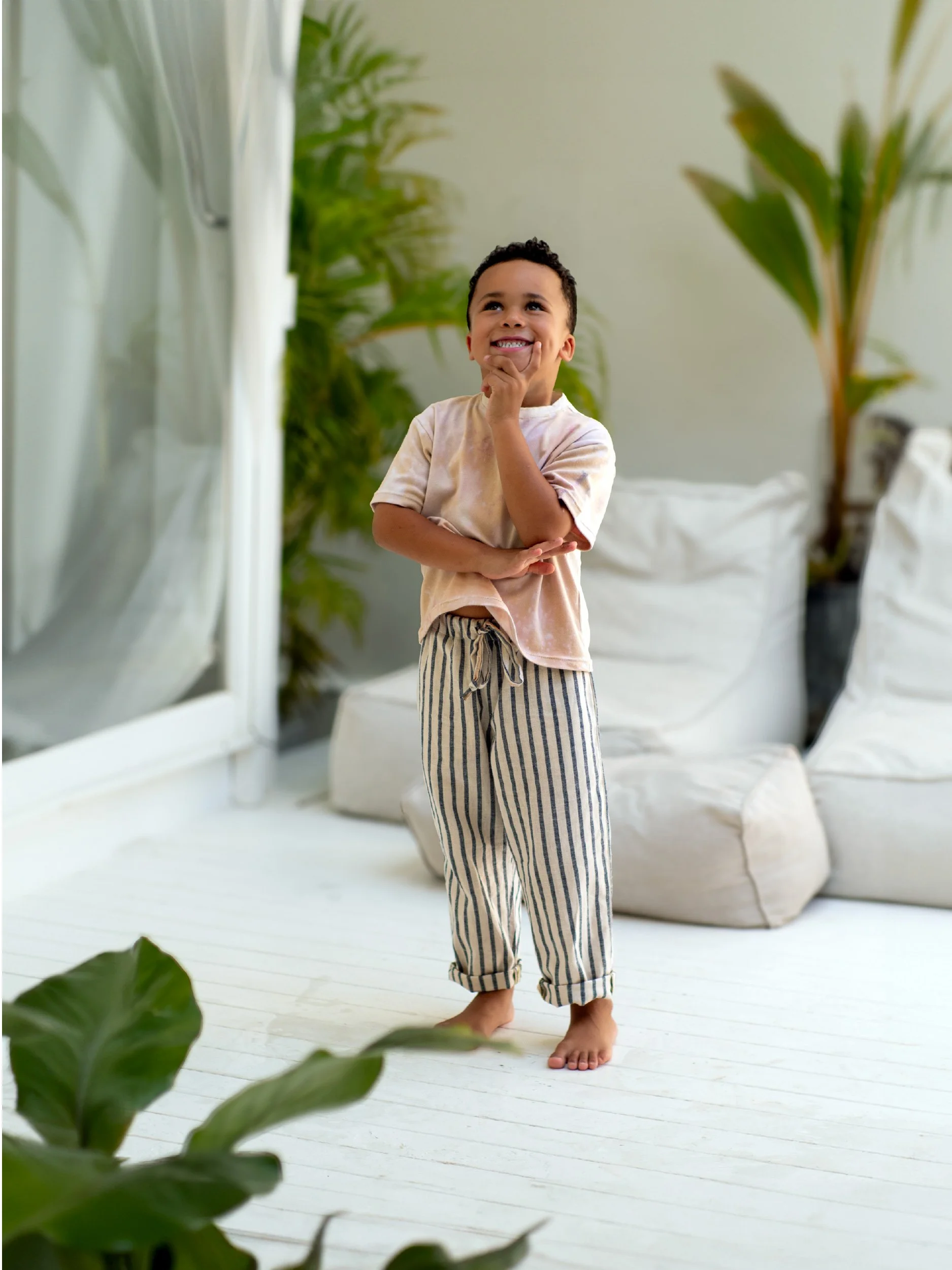 lazy pants for kids model image