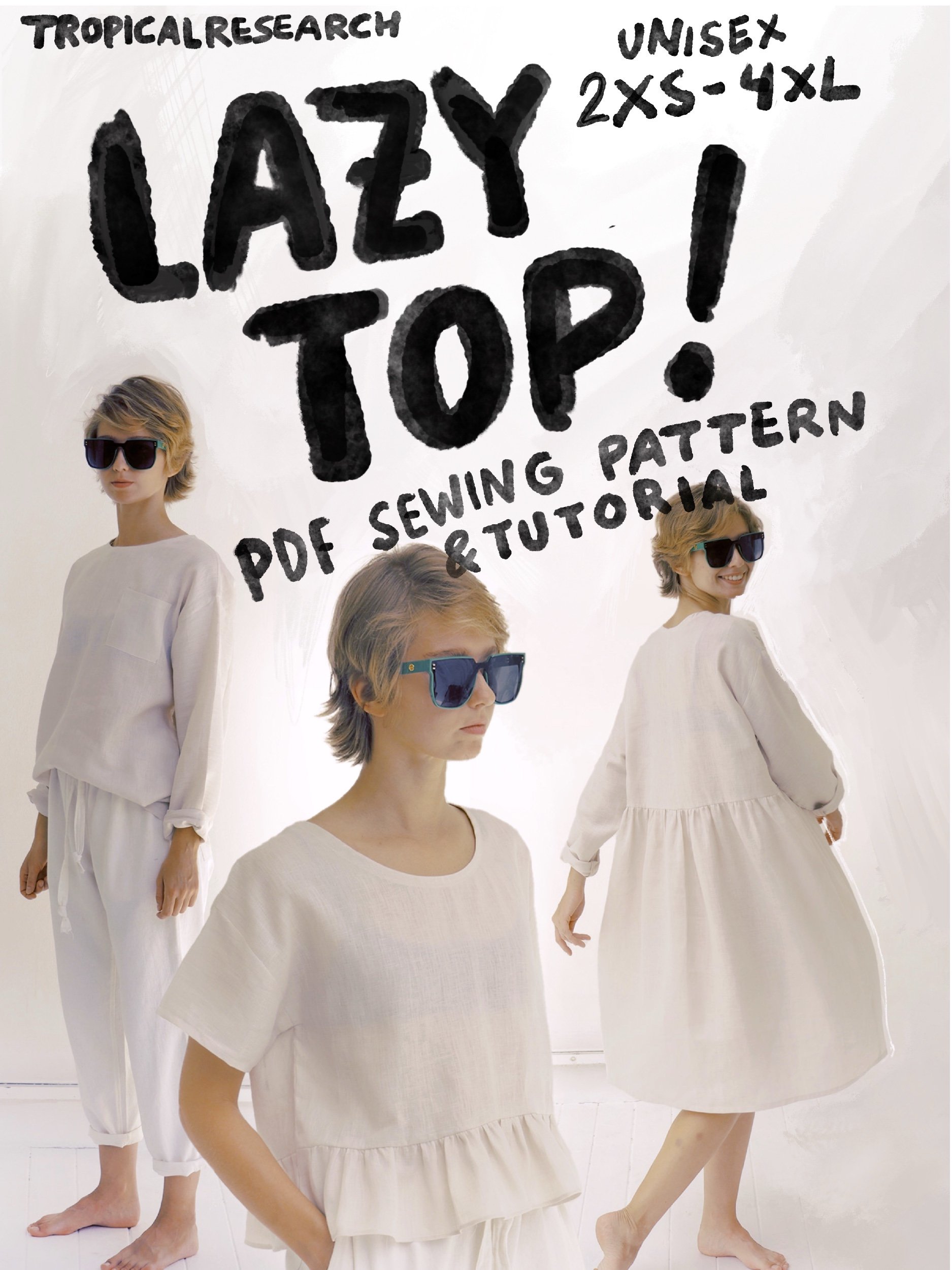 Lazy Top - PDF Sewing Pattern