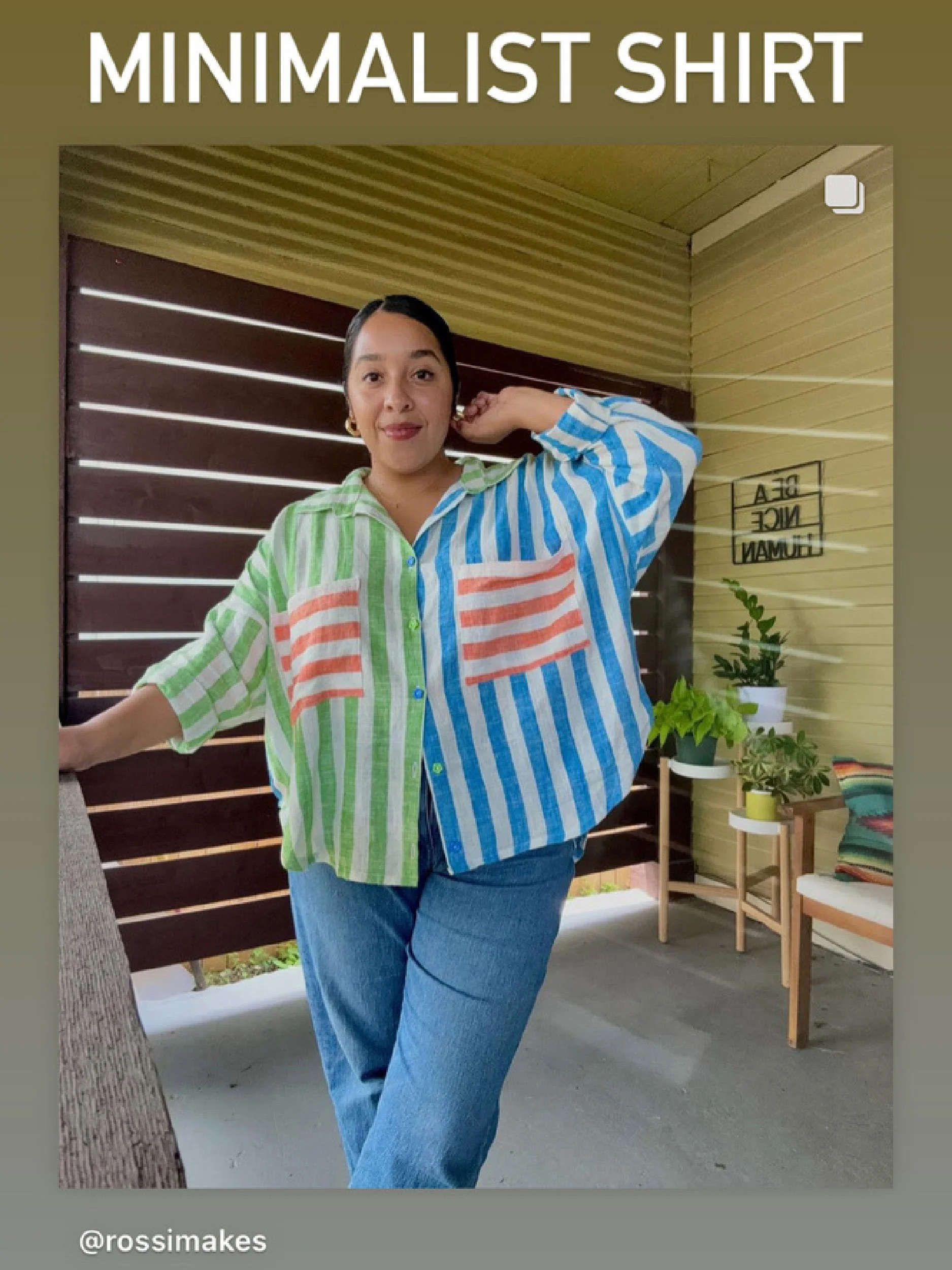 minimalist shirt social media community image