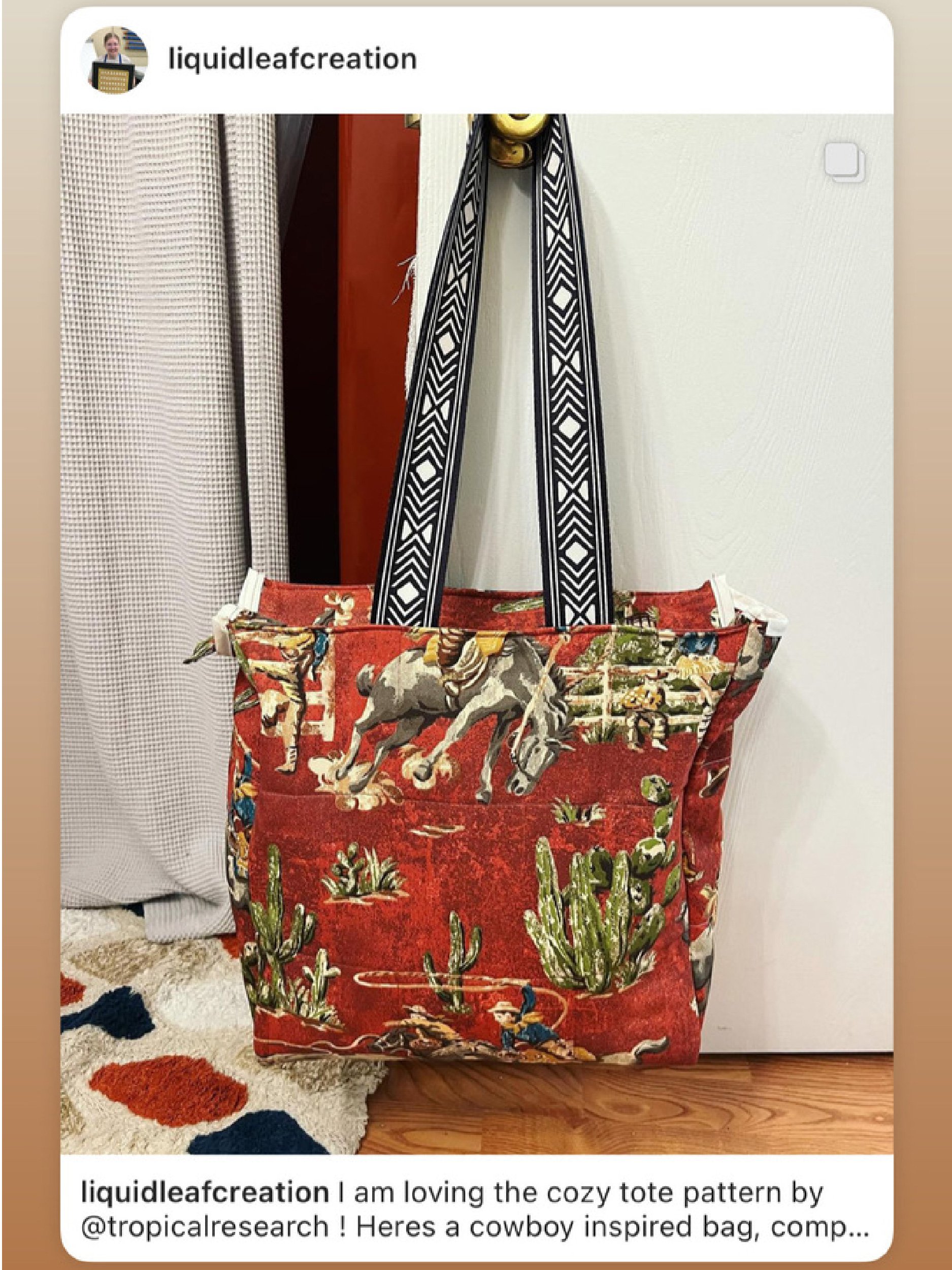 quilted cozy coat social media community image